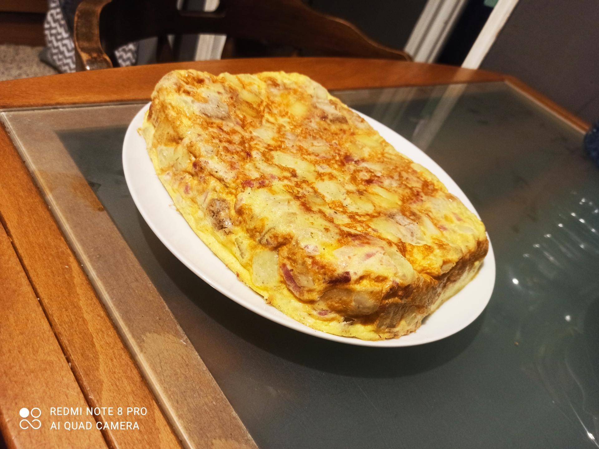 Tortilla aux lardons ail et fines herbes - Recette Cake Factory | Tefal