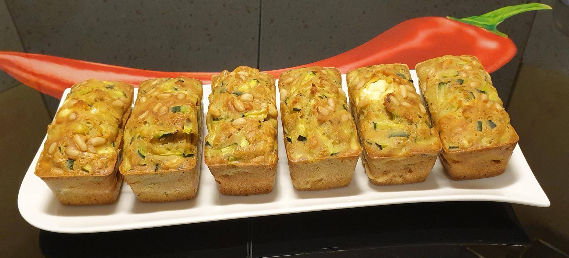 Cakes courgettes et feta sans gluten - Recette Cake Factory | Tefal