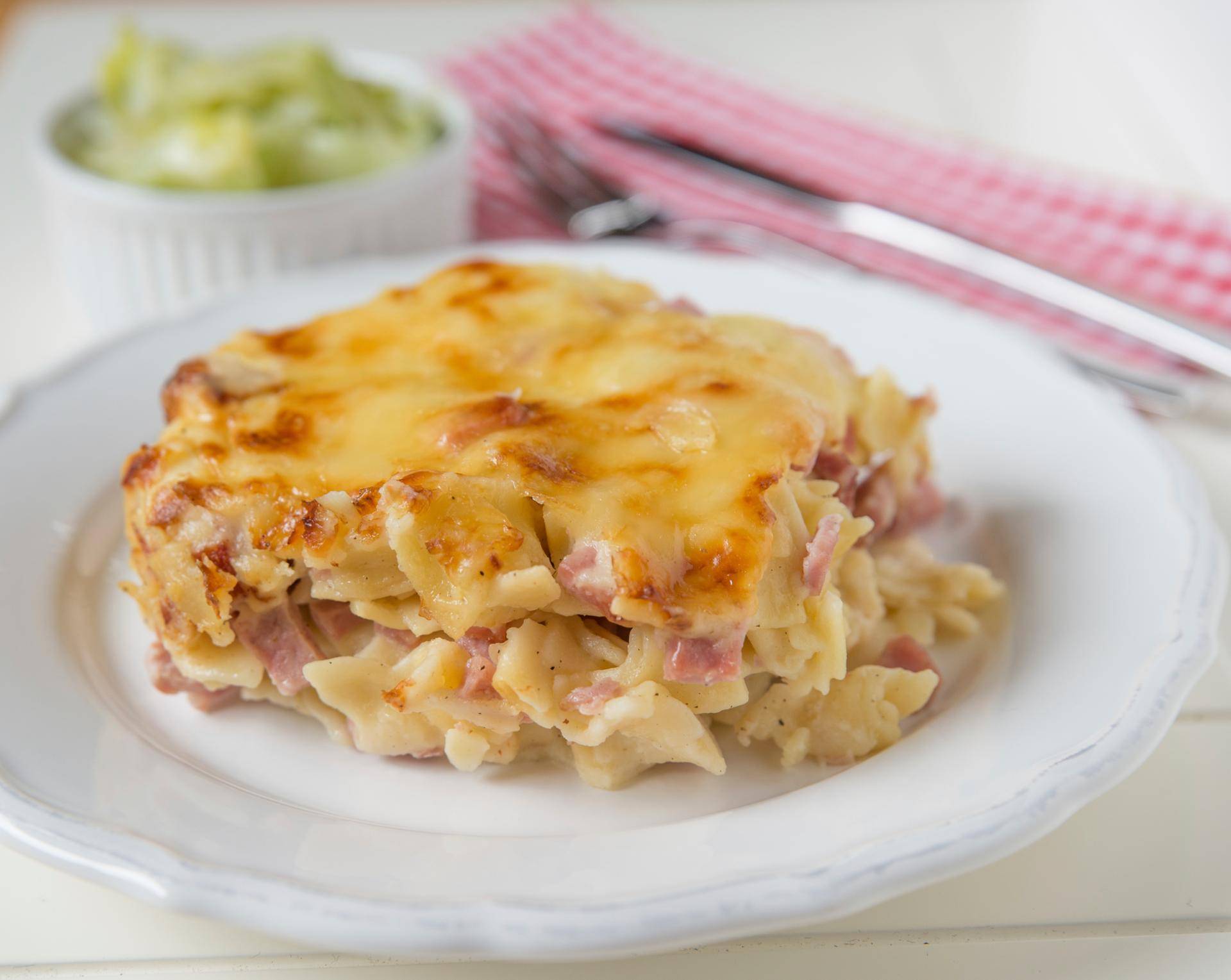 Gratin de macaroni au jambon - Recette Balance de cuisine | Tefal