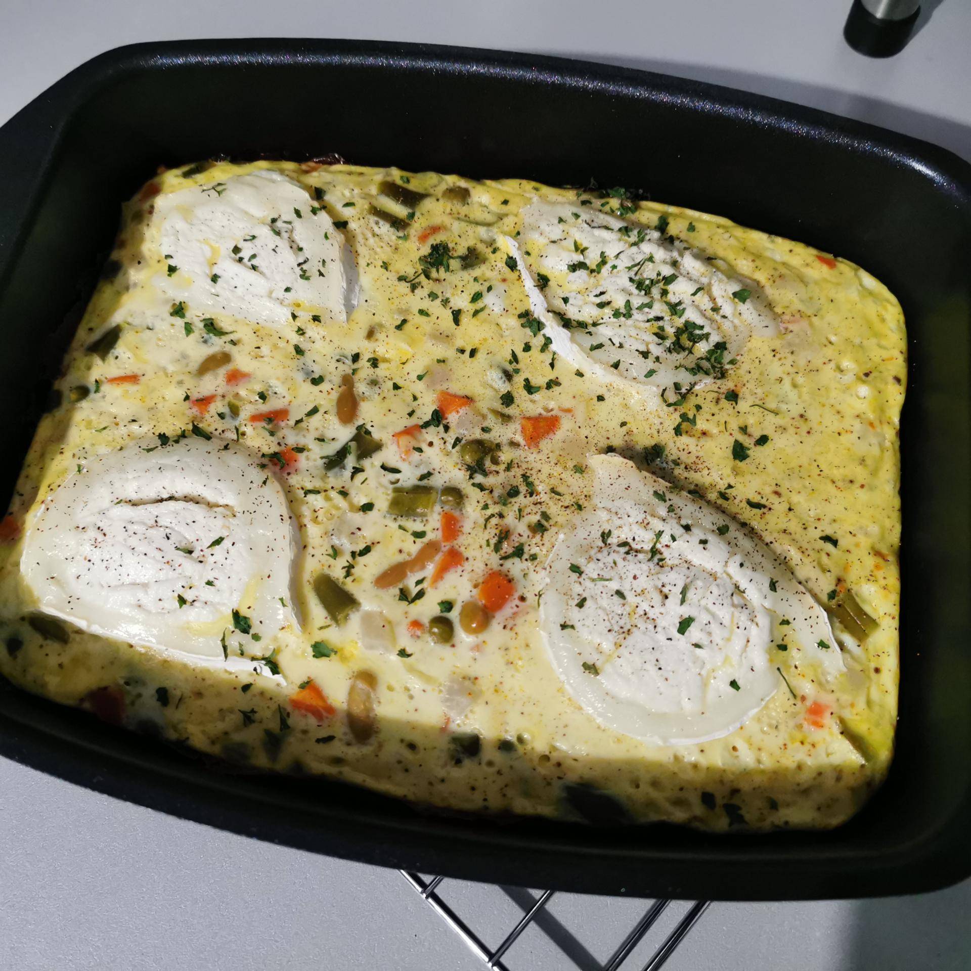 Gratin de macédoine aux chèvre - Recette Cake Factory | Tefal