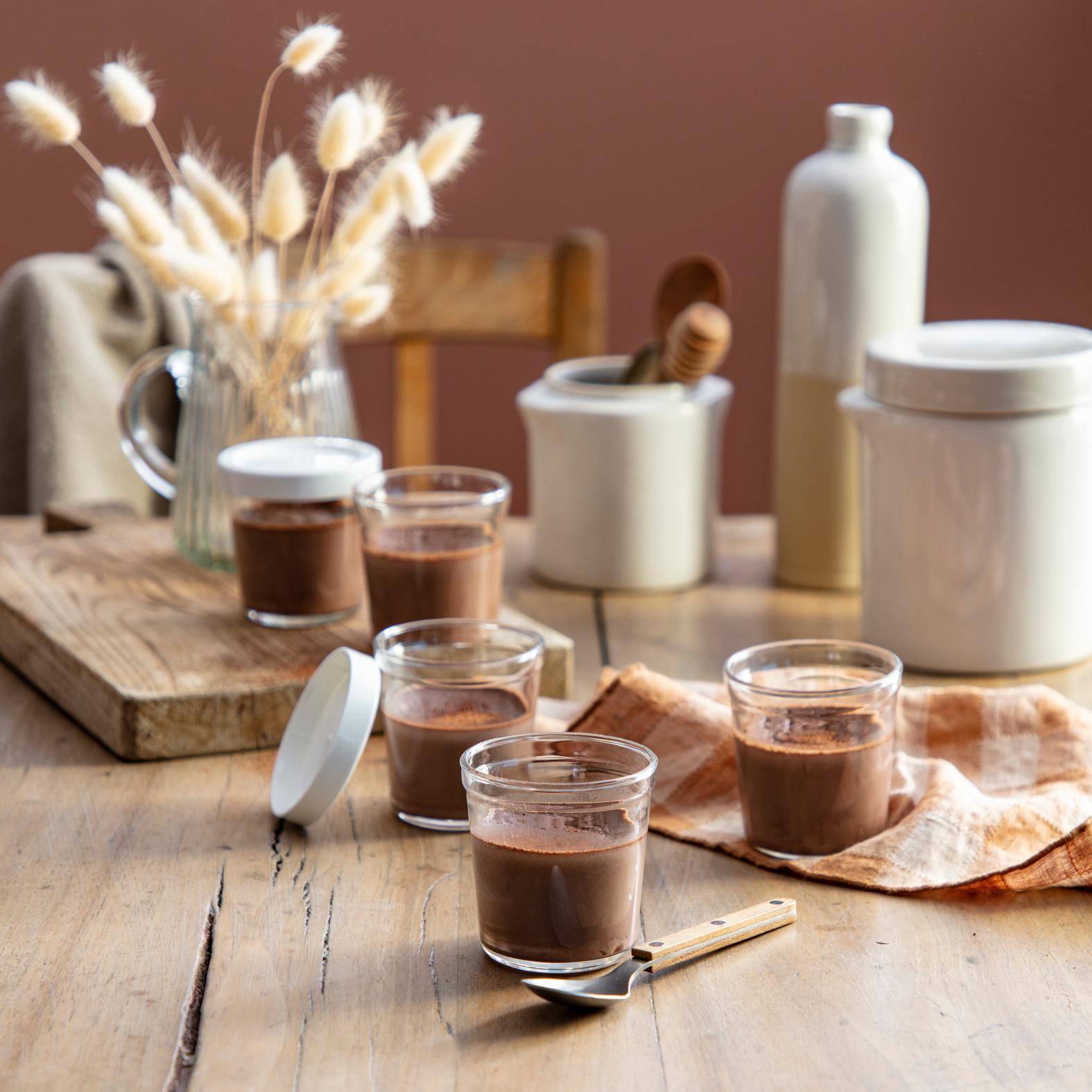 Crèmes allégées au chocolat - Recette Cake Factory Délices | Tefal