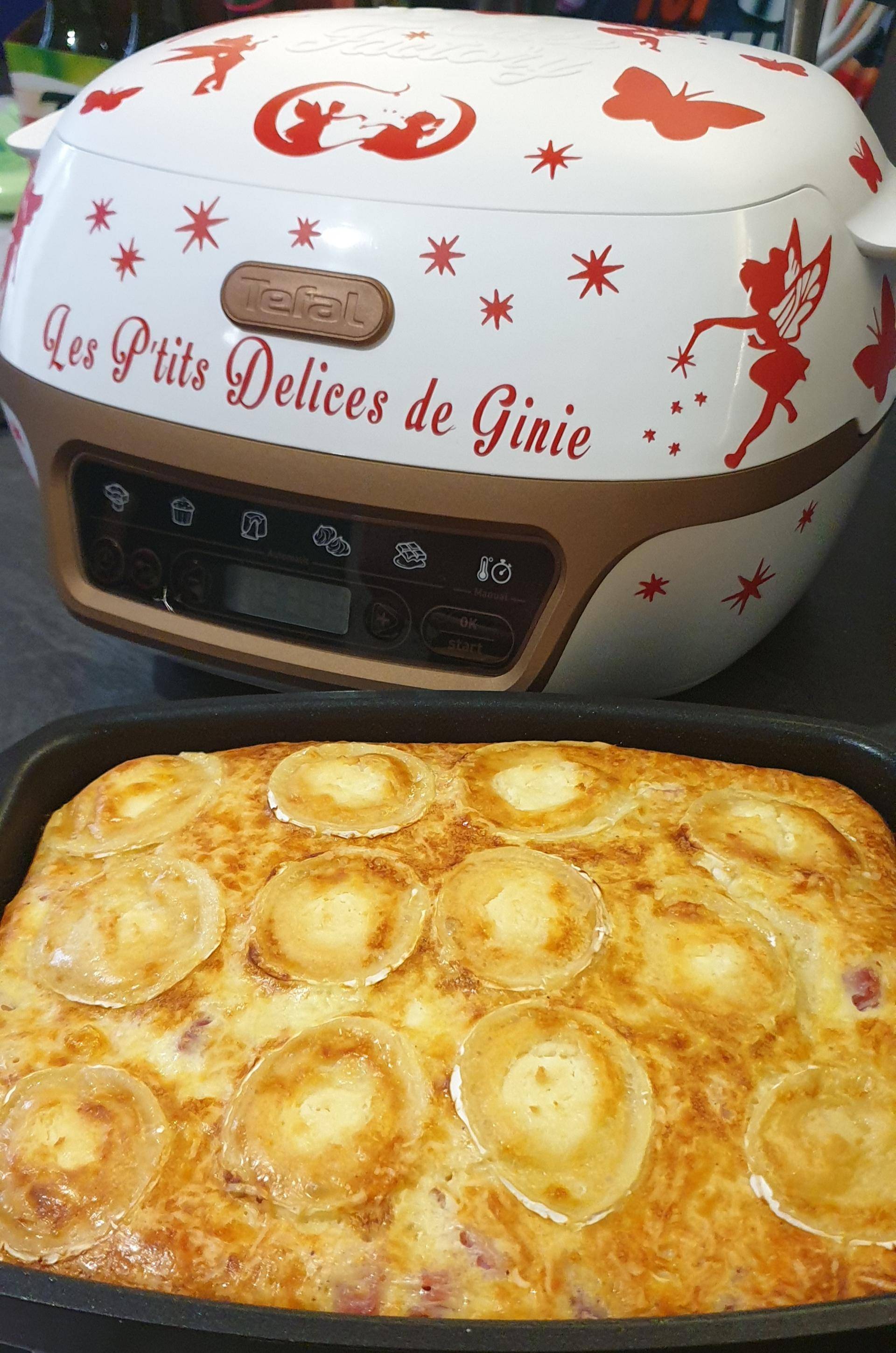 Tarte sans pâte au jambon et chèvre - Recette Cake Factory | Tefal