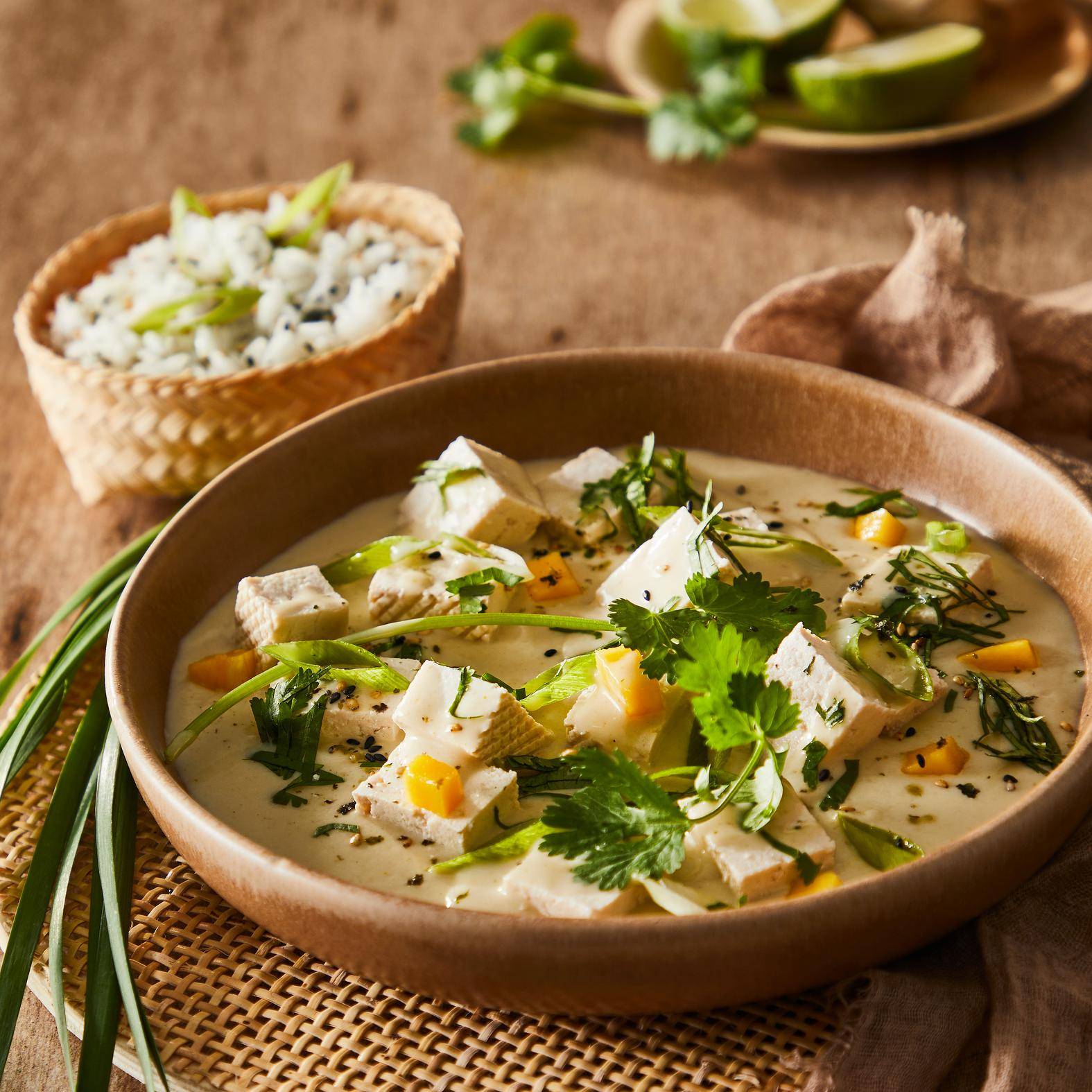 Curry vert de tofu à la Thaï - Recette Poêles et Casseroles | Tefal