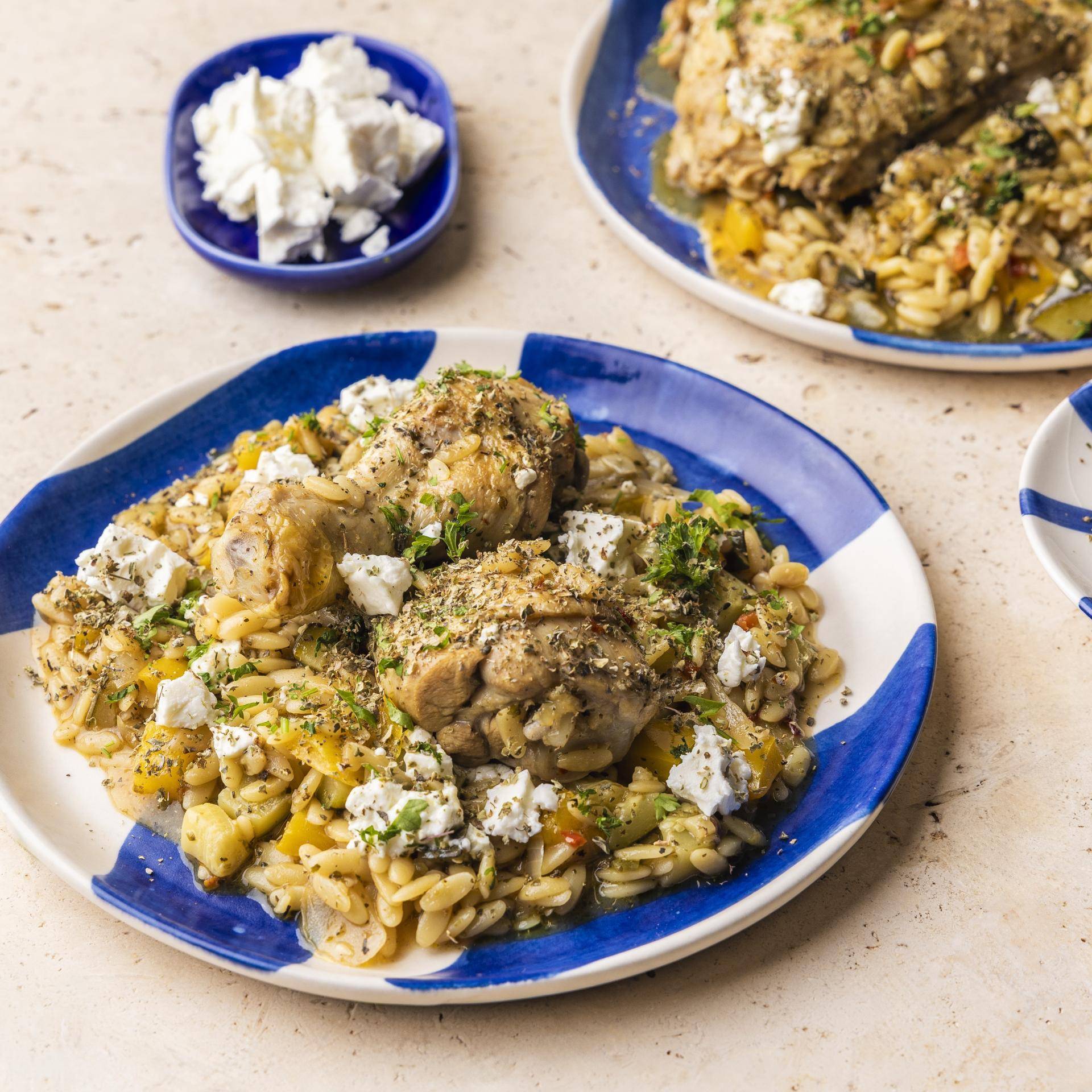One pot poulet au citron et orzo à la grecque - Recette Poêles et Casseroles | Tefal