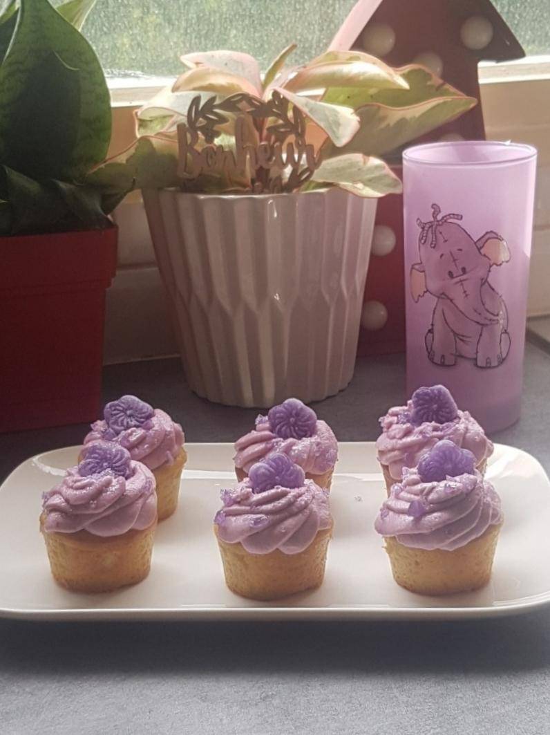 Cupcakes à la violette - Recette Cake Factory | Tefal