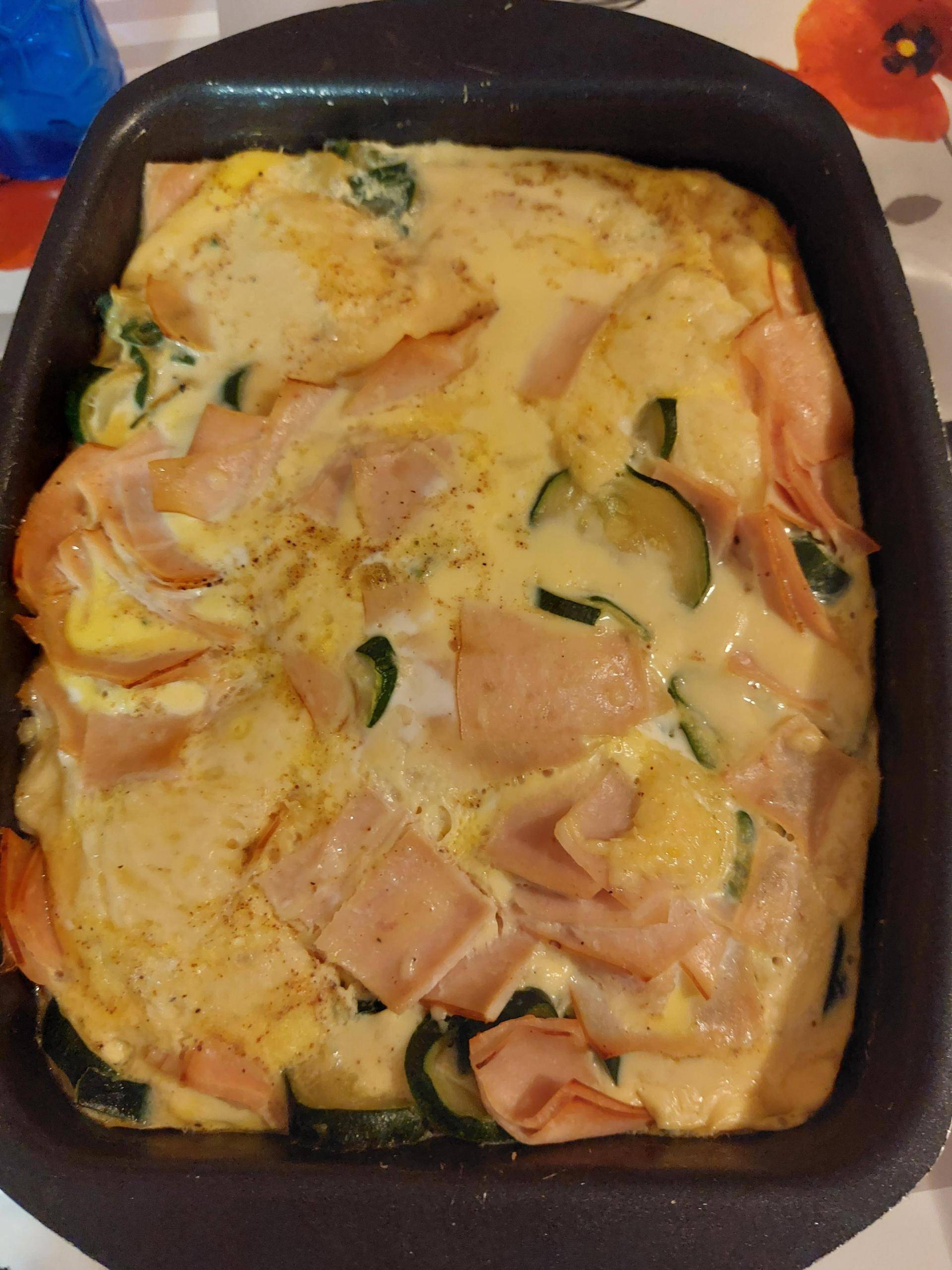 Flan de Courgettes et blanc de poulet - Recette Cake Factory | Tefal