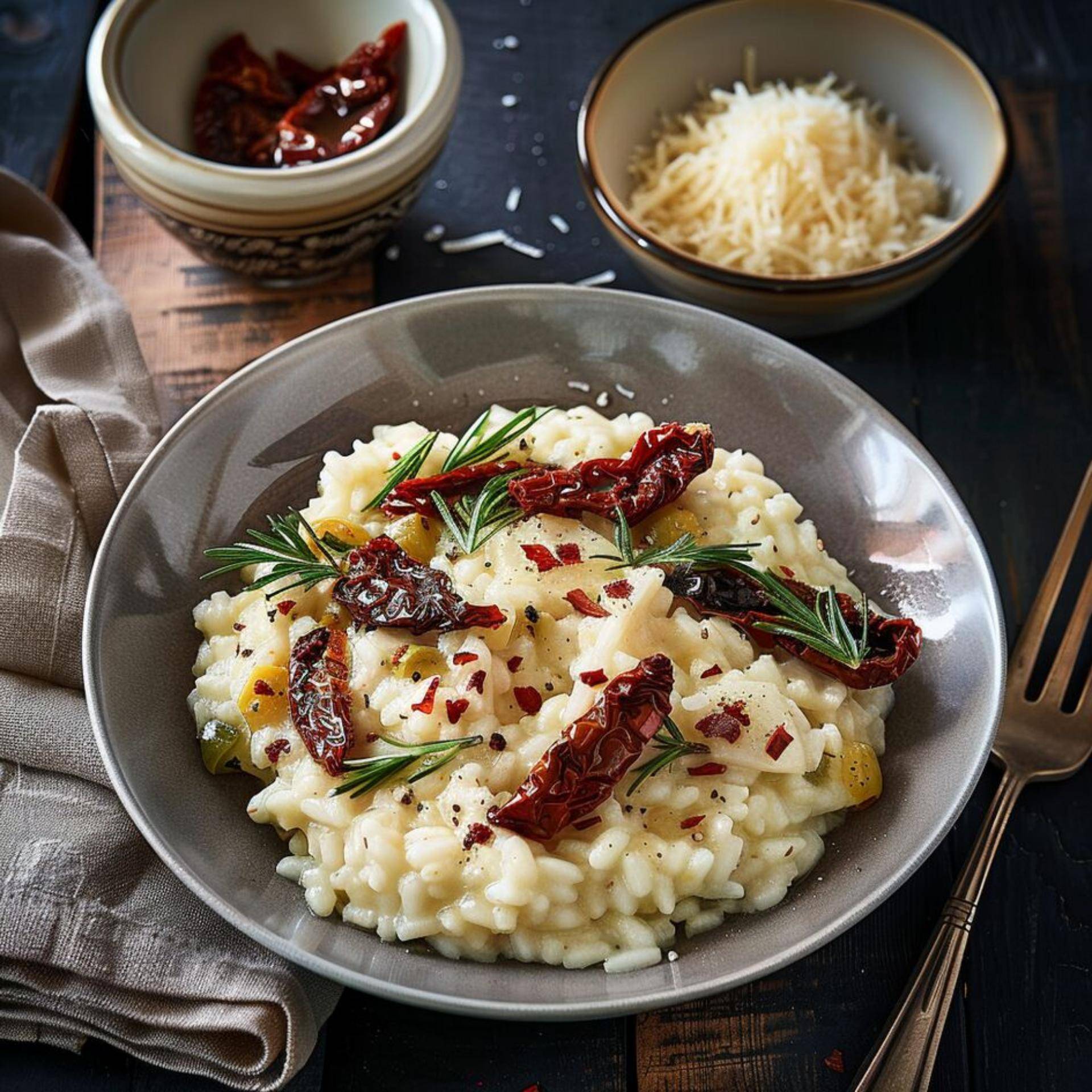 Risotto aux tomates séchées et parmesan - Recette Poêles et Casseroles | Tefal