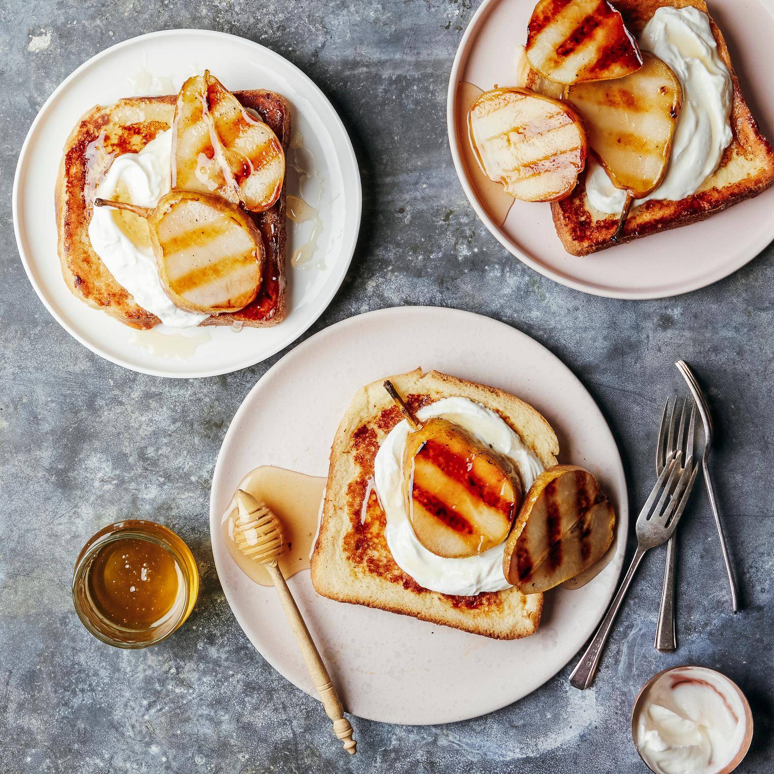 Armer Ritter (Franse toast) en gekarameliseerde peren - Recette OptiGrill 4in1 | Tefal