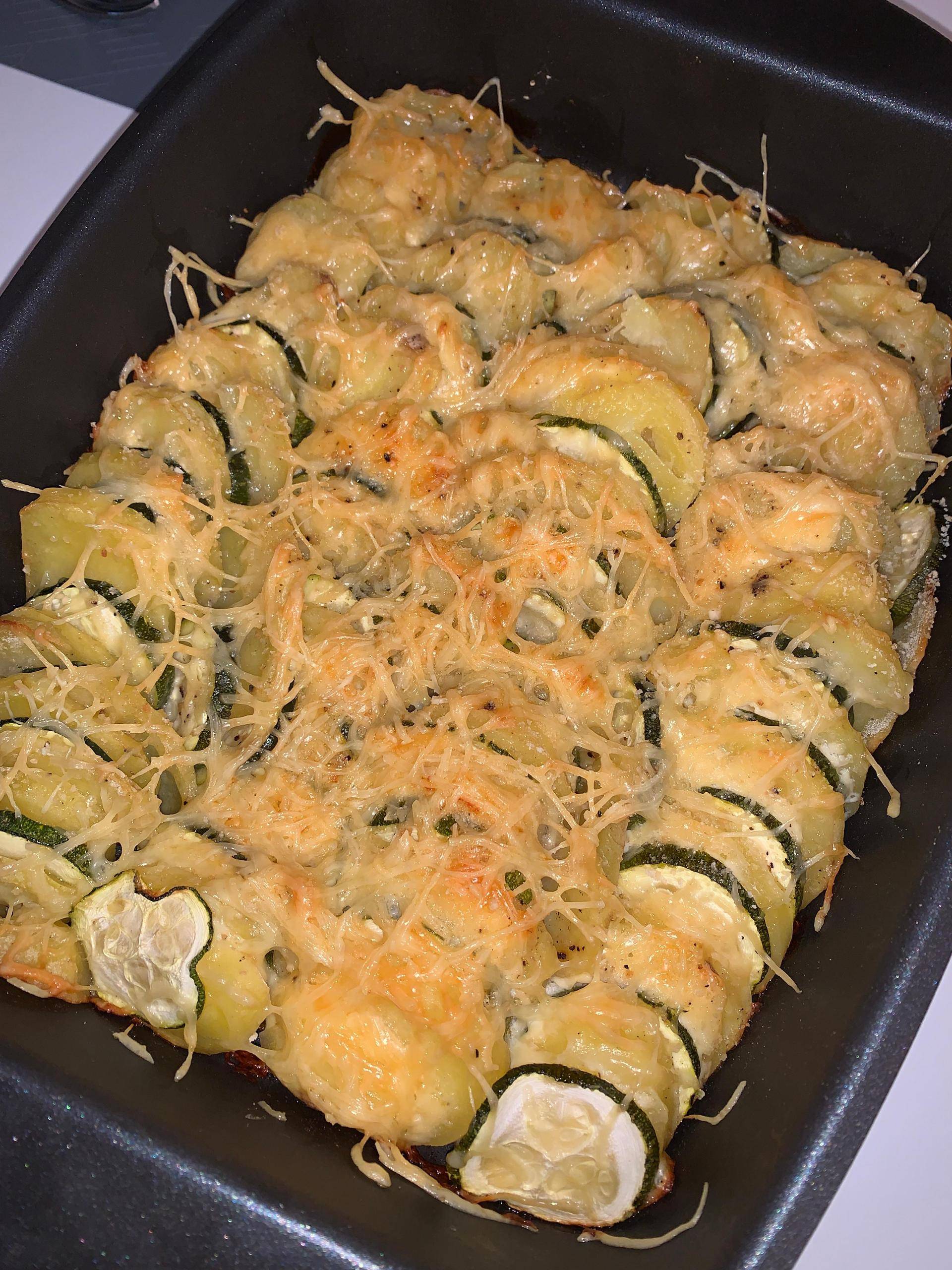 Gratin pomme de terre courgette - Recette Cake Factory | Tefal