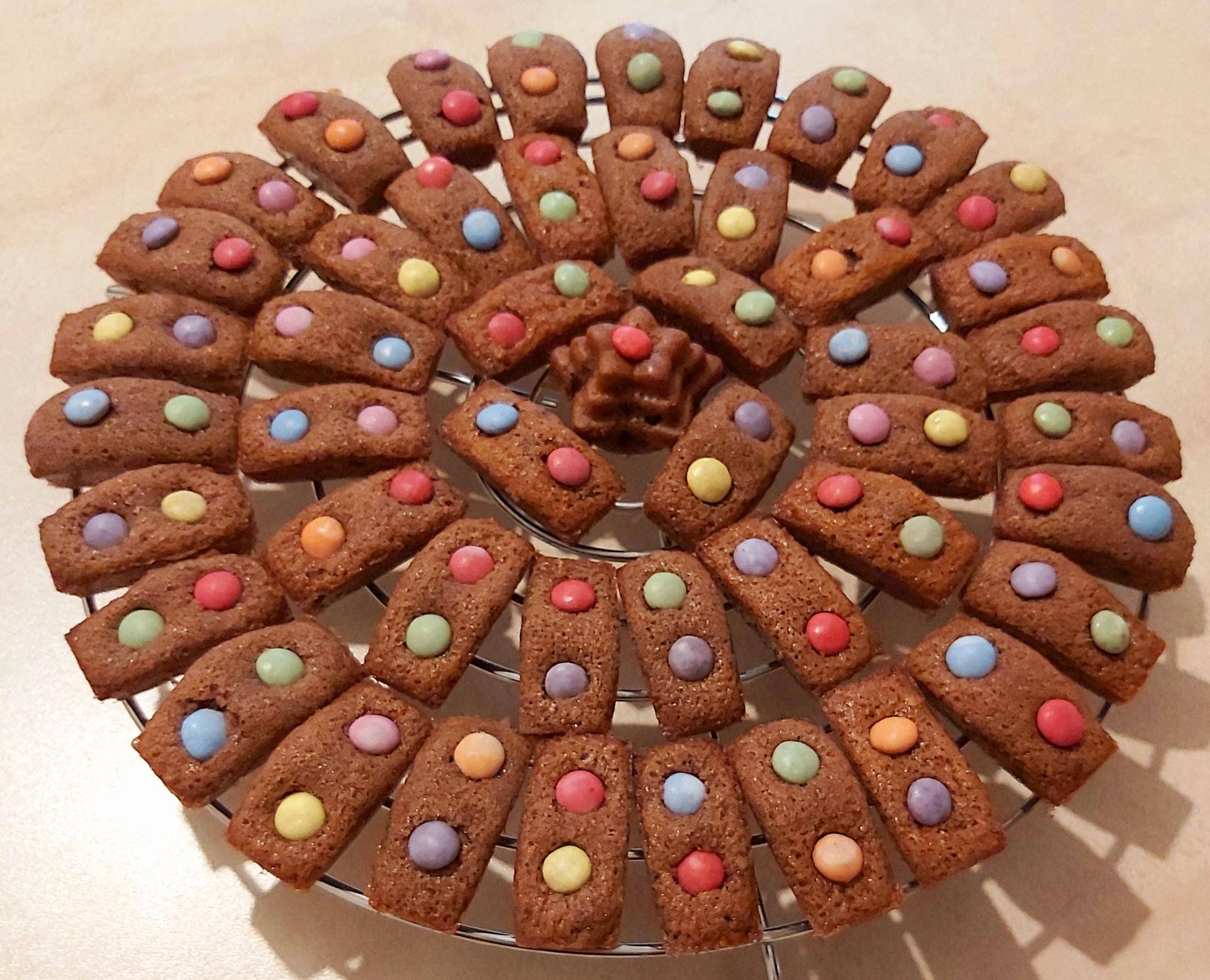 Mini lingots à la Noisette et Smarties - Recette Cake Factory | Tefal