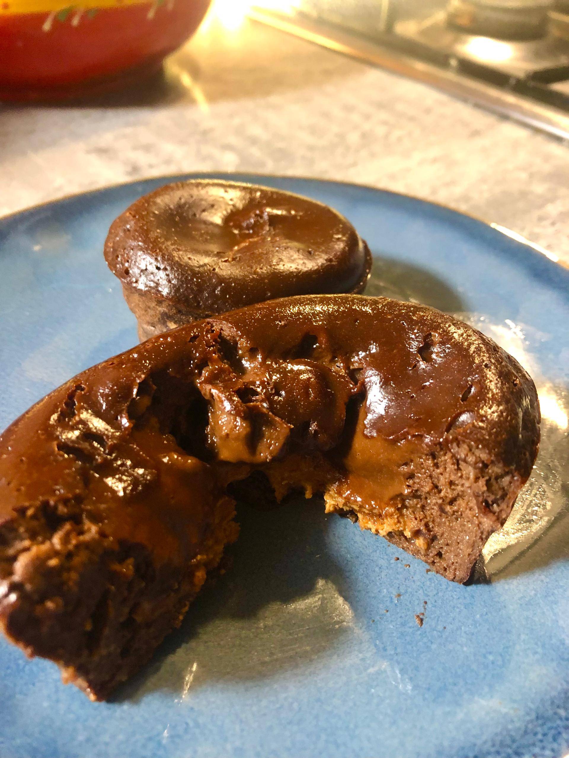 Cœurs coulants chocolat beurre de cacahuète healthy - Recette Cake Factory Délices | Tefal