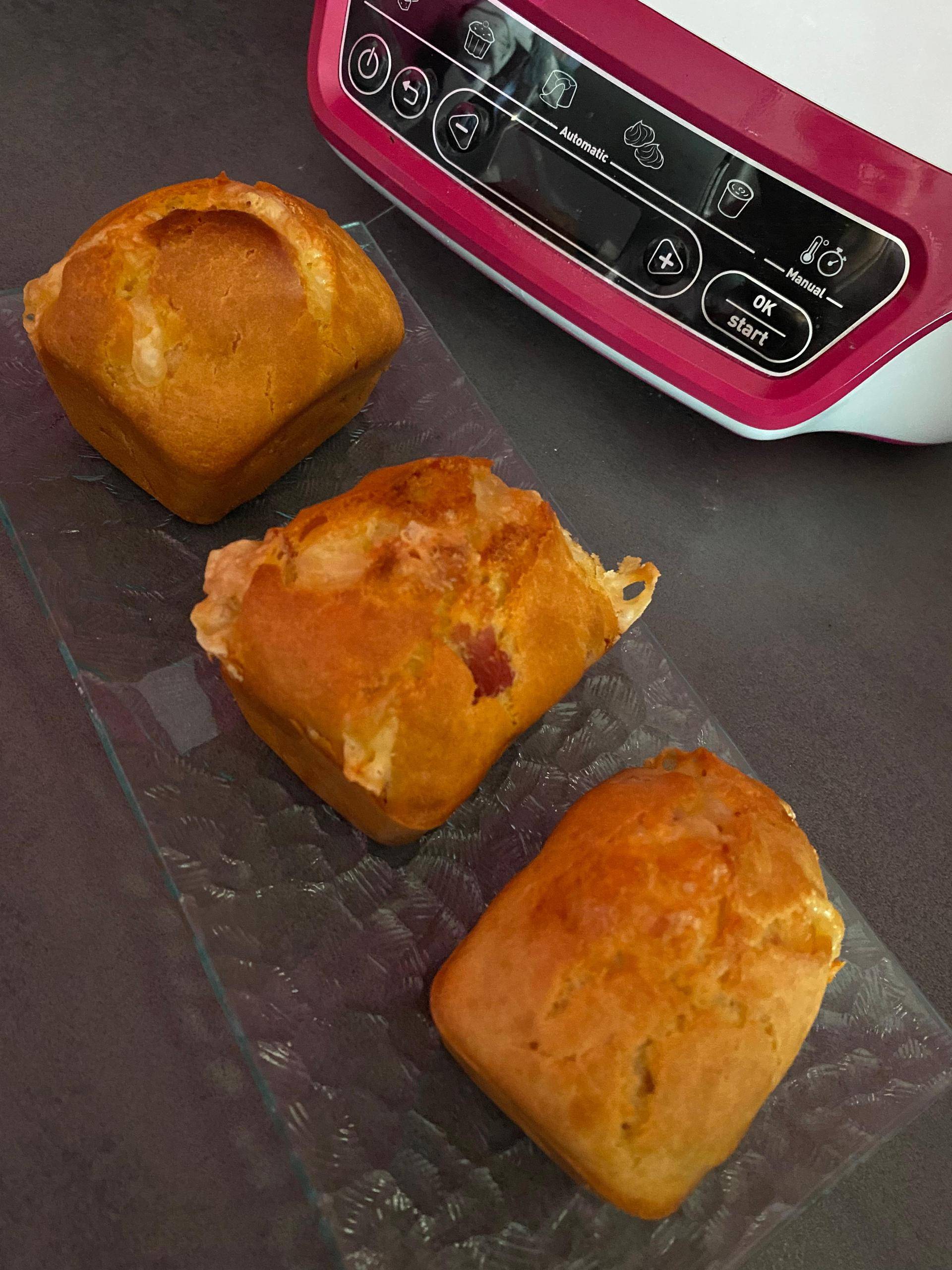 Cakes jambon fromage à raclette - Recette Cake Factory Délices | Tefal
