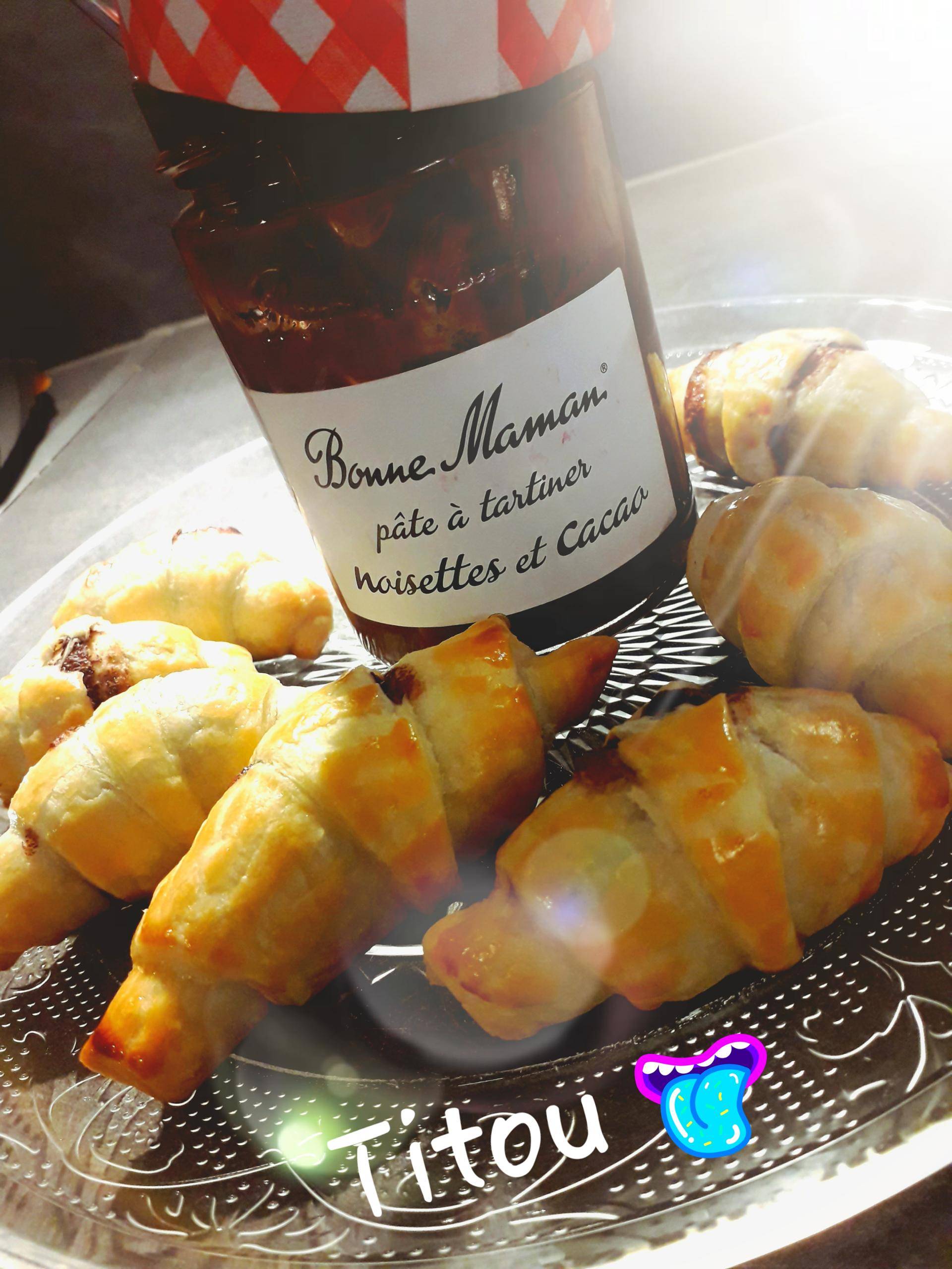 Mini croissants à la pâte à tartiner - Recette Cake Factory | Tefal