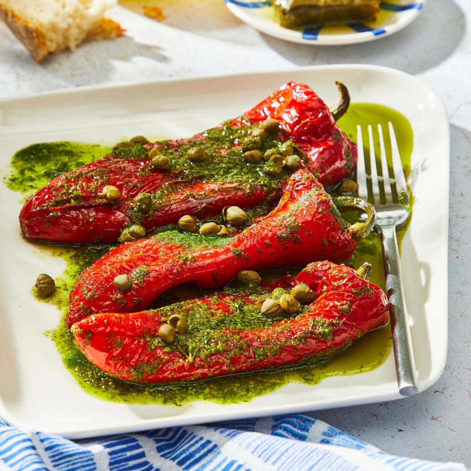 Poivrons grillés au vinaigre - Recette Poêles et Casseroles | Tefal