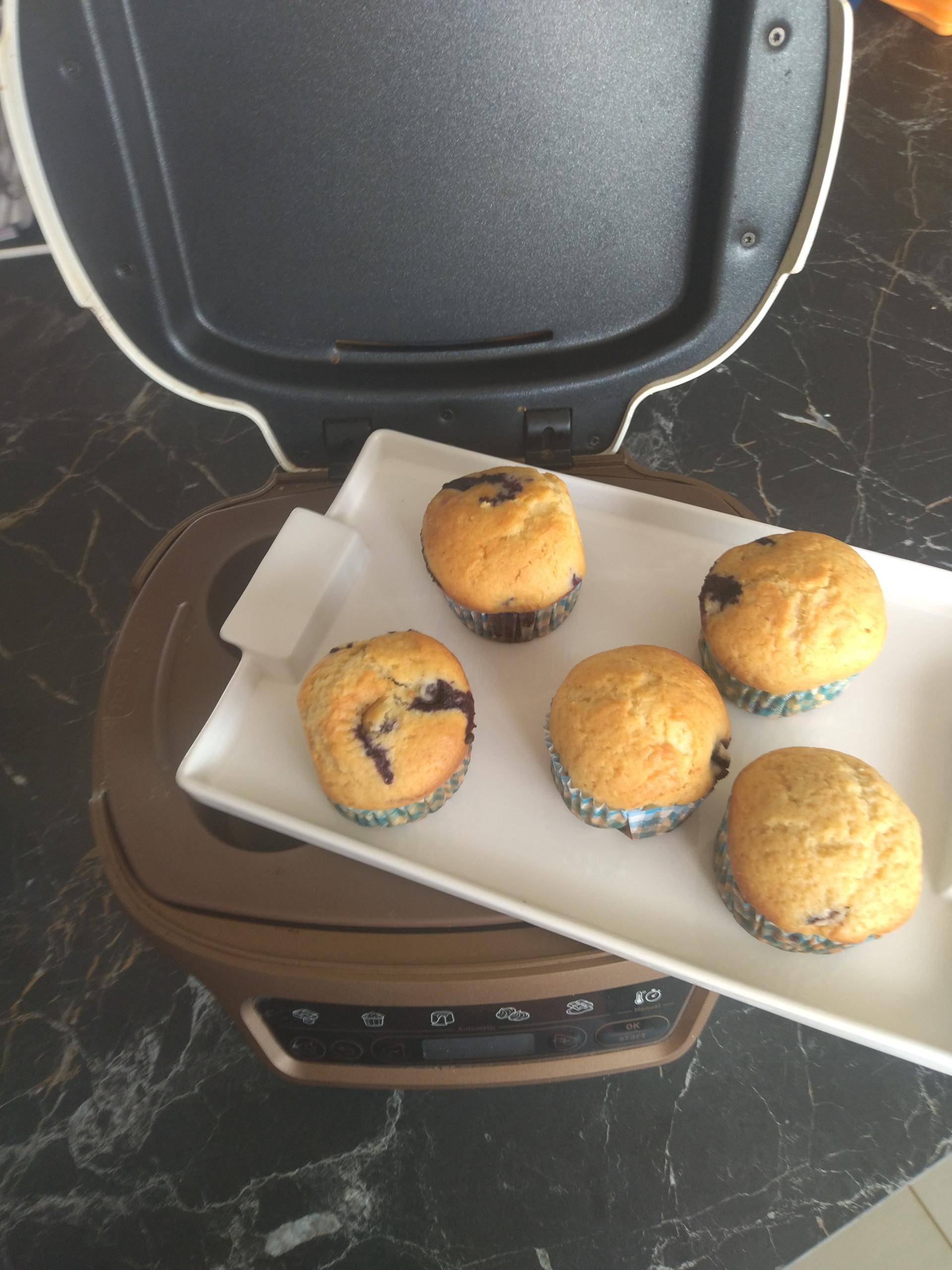 Muffins aux myrtilles pour le goûter - Recette Cake Factory | Tefal