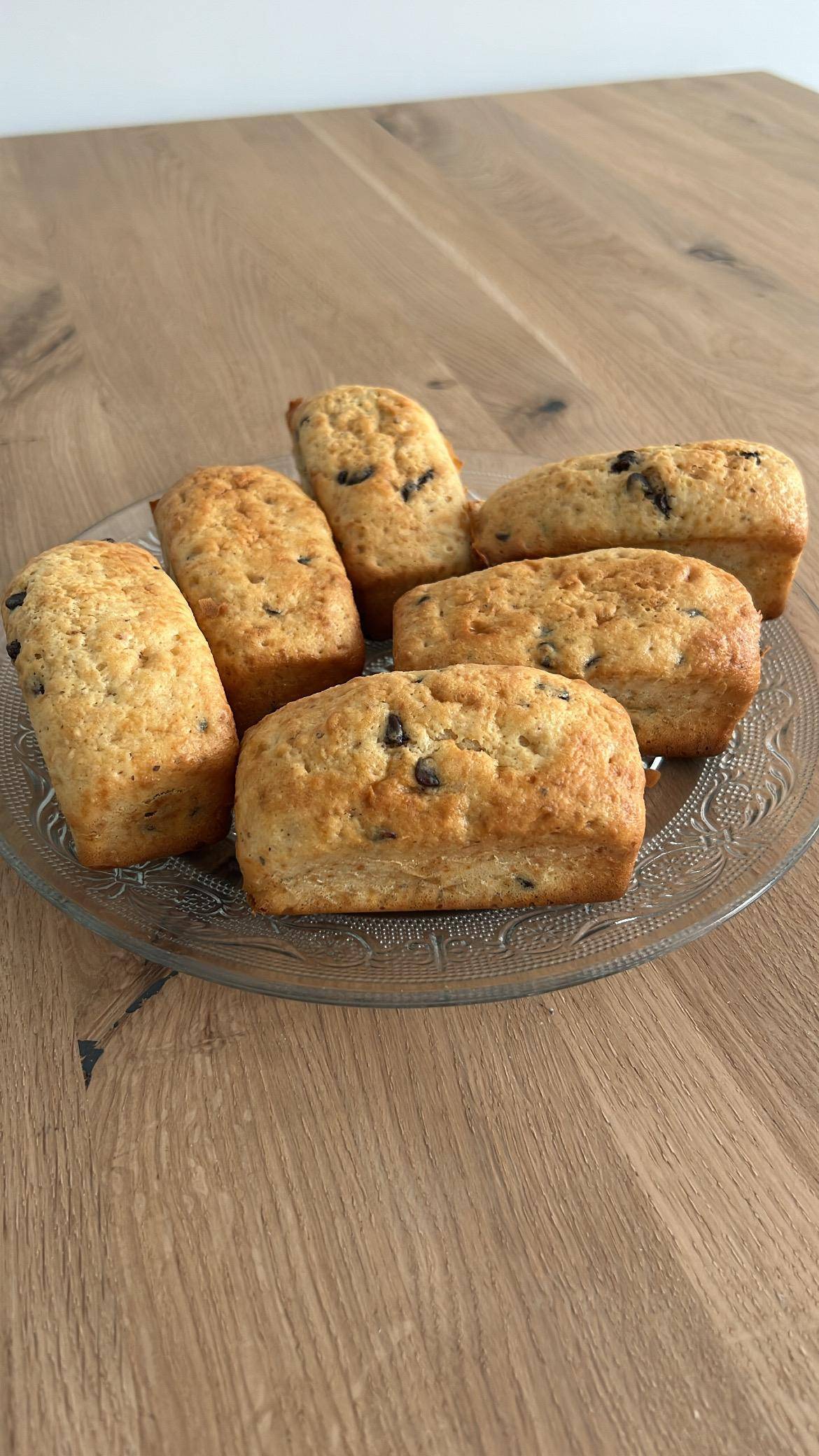 Cakes individuels noisette et pépites de chocolat - Recette Cake Factory | Tefal
