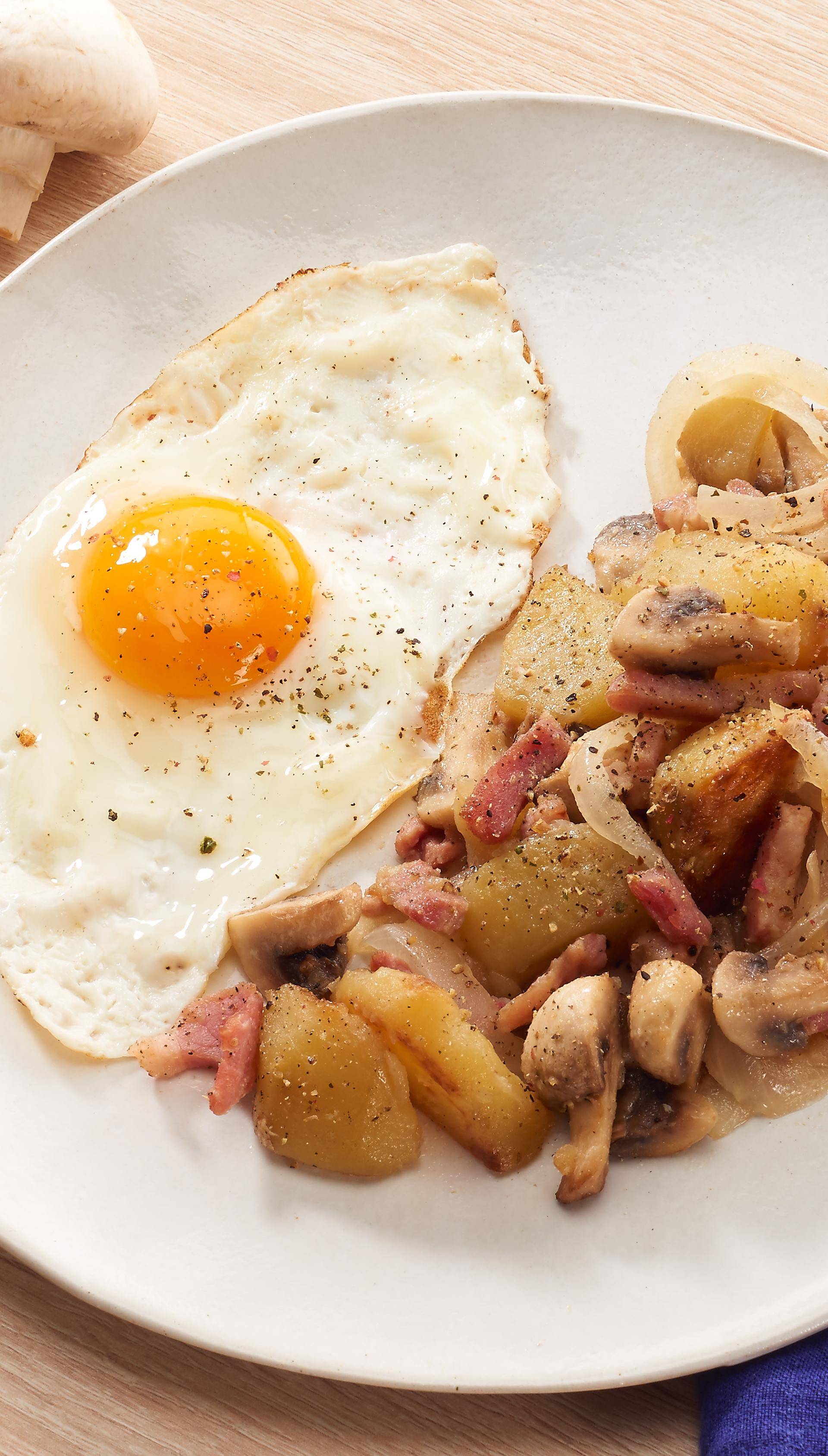 Poêlée Campagnarde aux Trois Légumes et Lardons