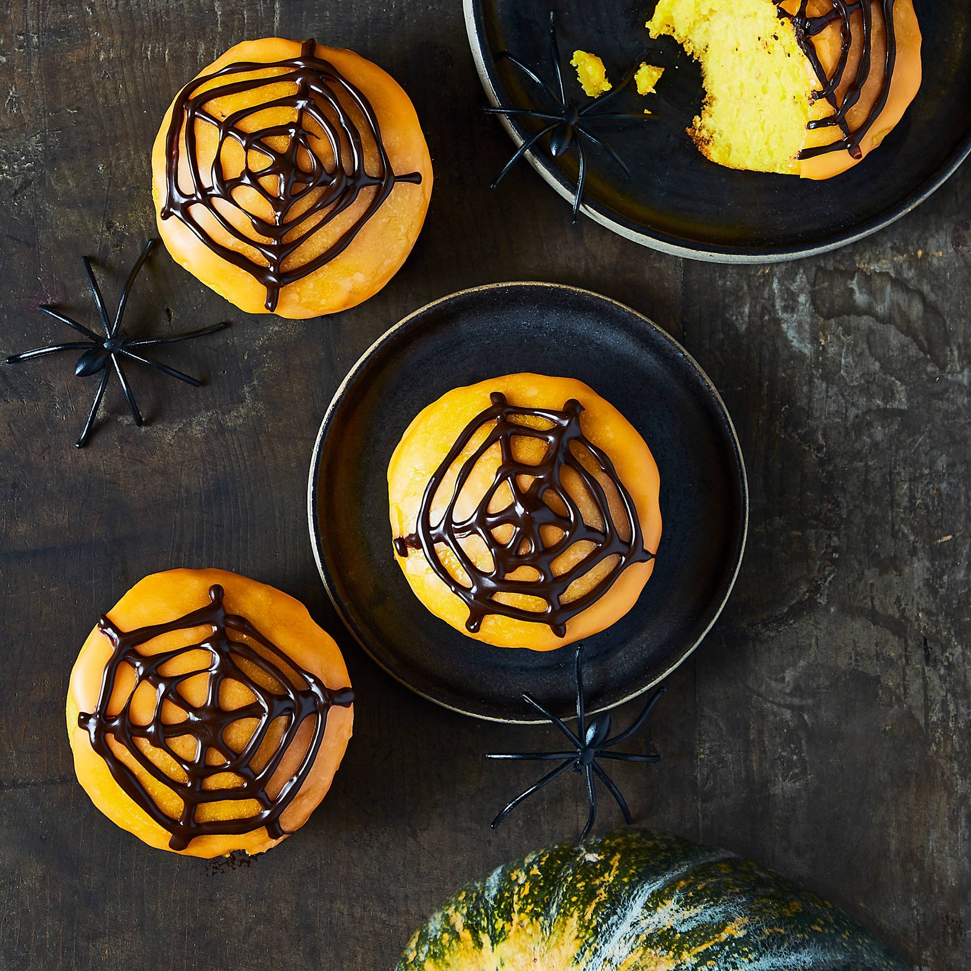 Gâteau toile d'araignée au potiron - Recette Cake Factory | Tefal