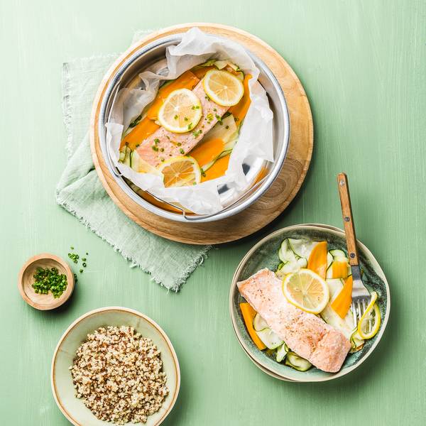 Papillotes de saumon aux carottes - Recette undefined | Tefal