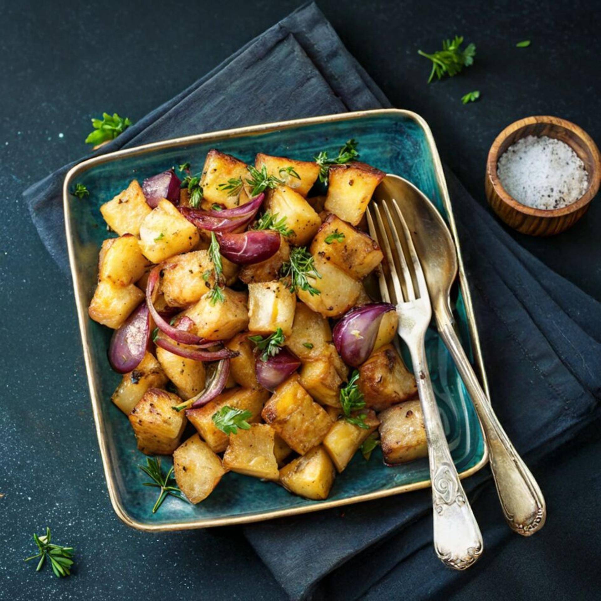 Poêlée de pommes de terre et oignons caramélisés - Recette Poêles et Casseroles | Tefal