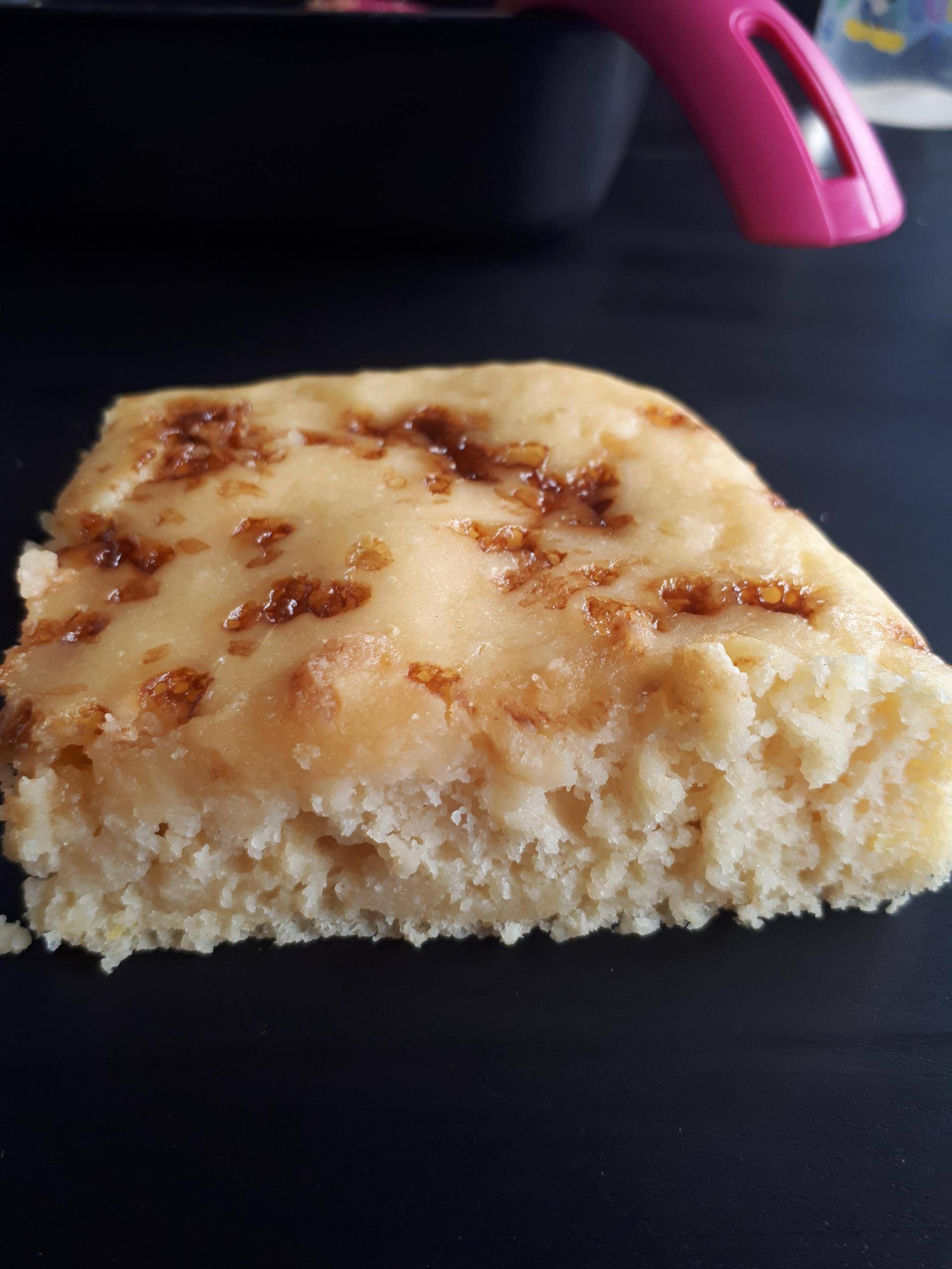 Gâteau au tofu soyeux citron et pépites de caramel (sans beurre) - Recette Cake Factory | Tefal
