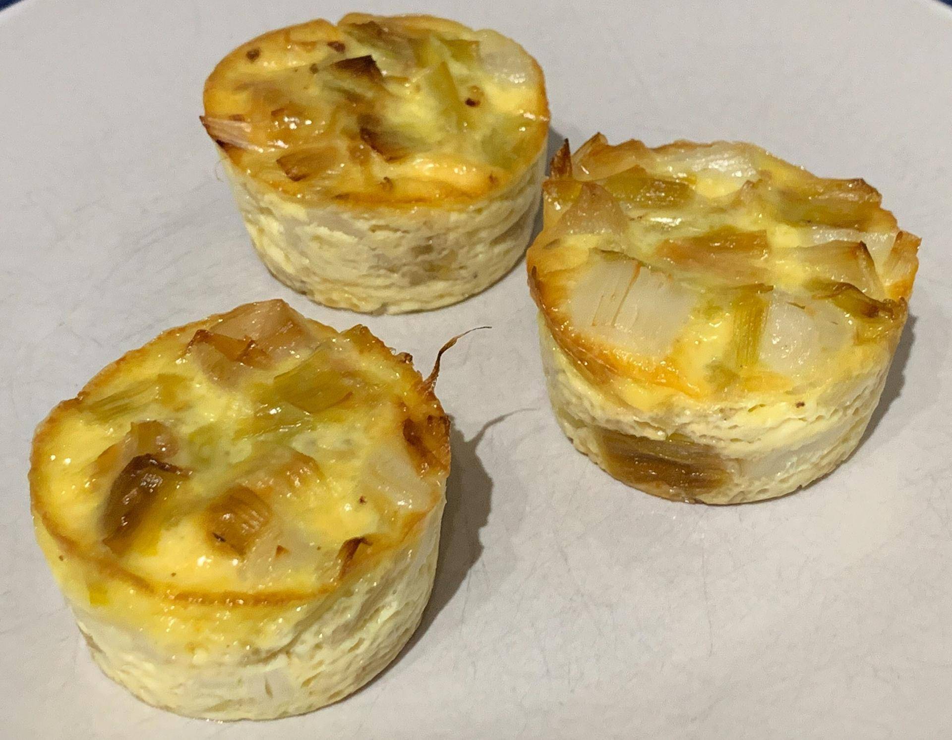 Petits Flans Poireau Surimi - Recette Cake Factory | Tefal