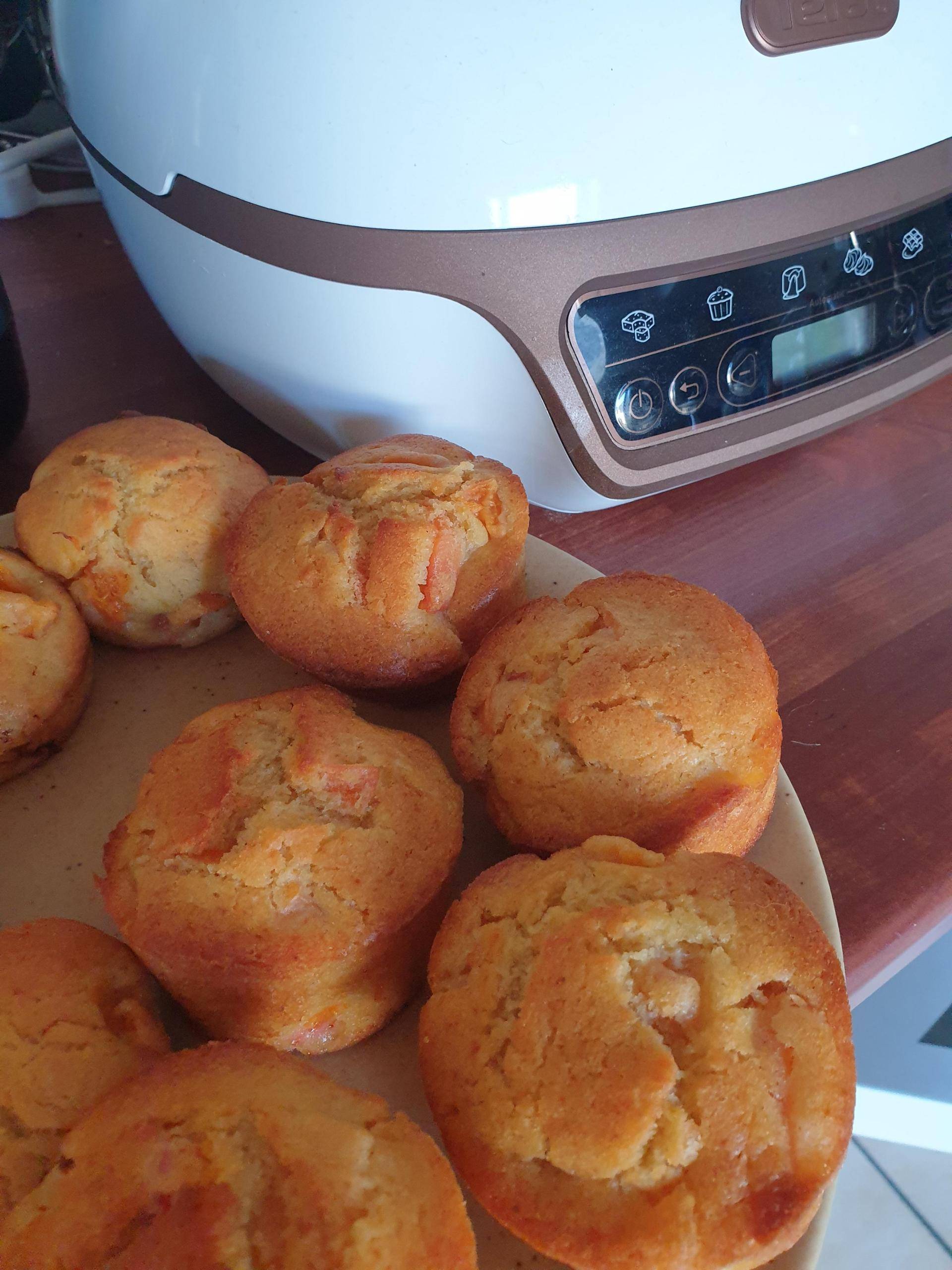 Muffins abricot au miel - Recette Cake Factory | Tefal