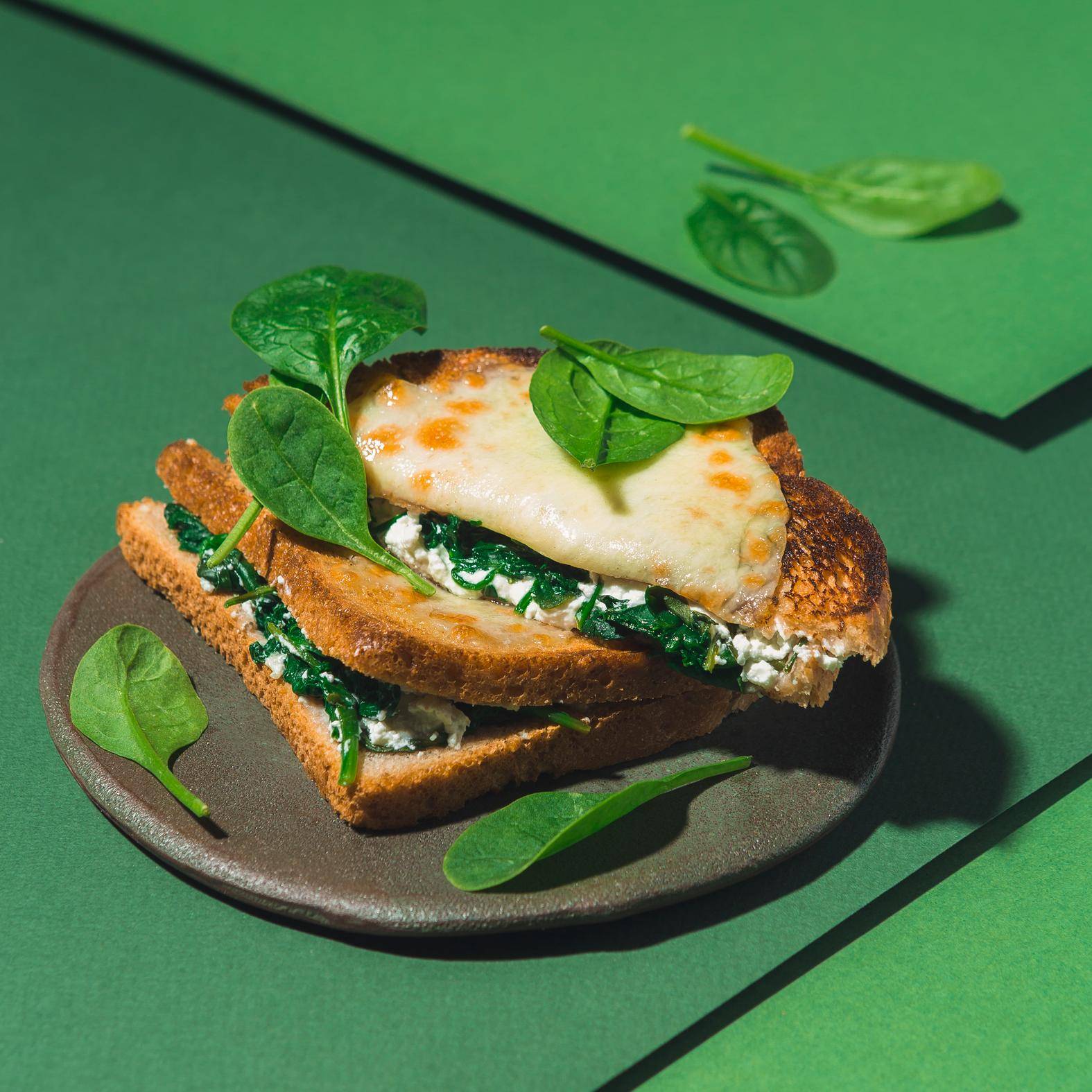 Croques chèvre épinards - Recette Poêles et Casseroles | Tefal