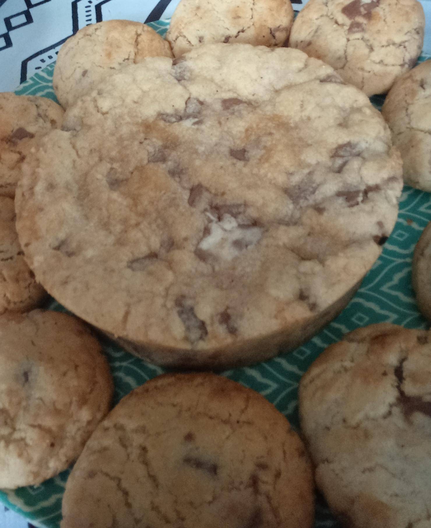 Cookie géant aux kinders - Recette Cake Factory | Tefal