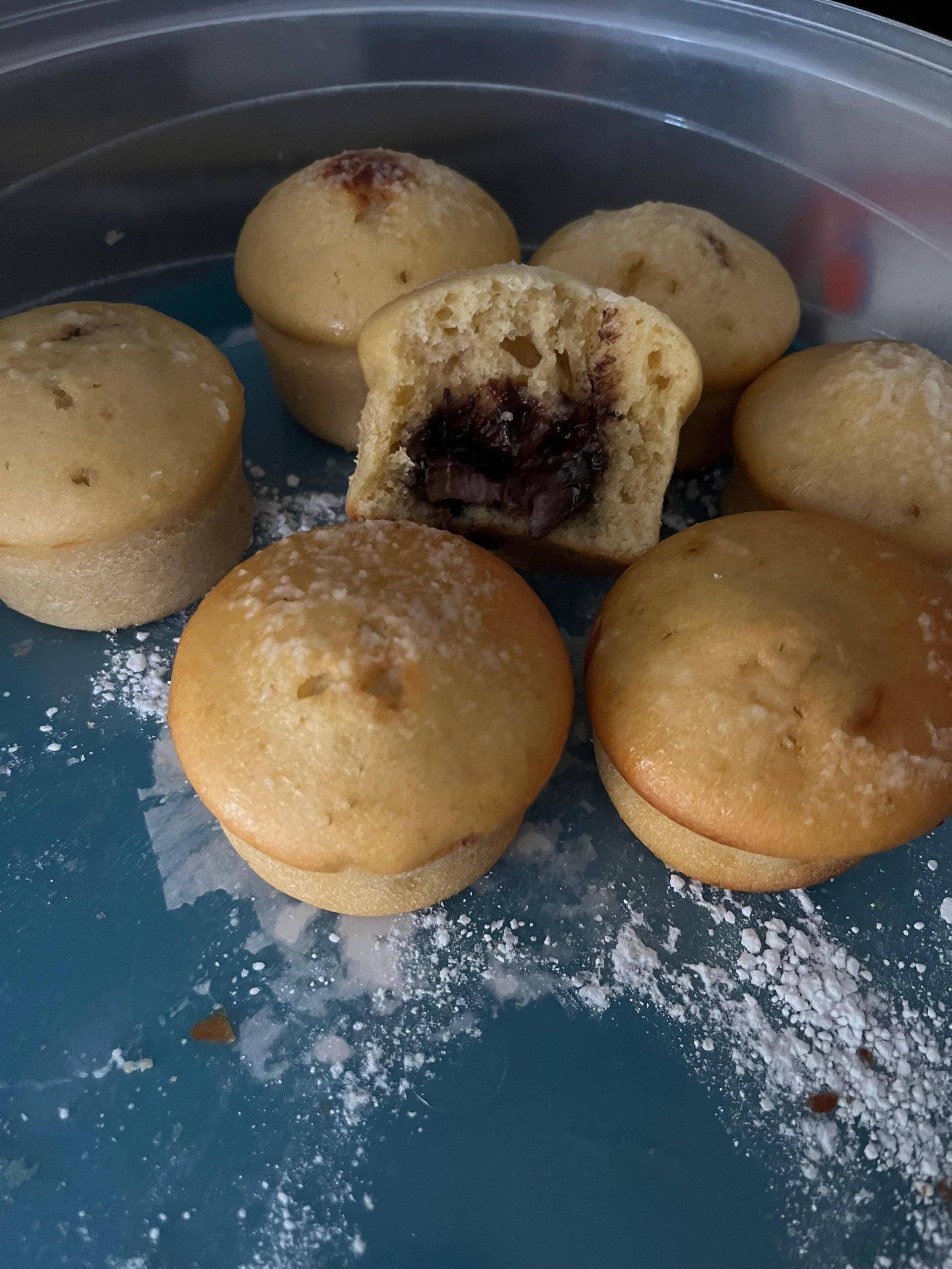 Muffins vanille au coeur de Nutella - Recette Cake Factory | Tefal