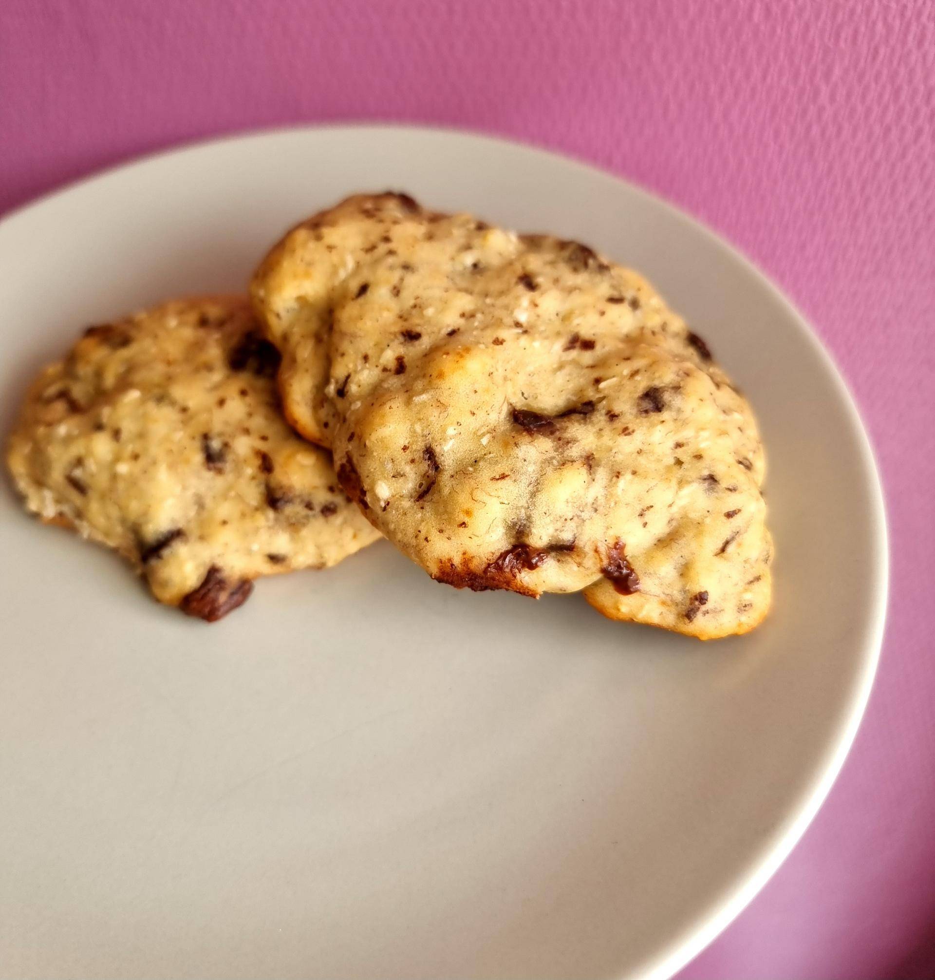 Cookies moelleux banane choco (IG bas) - Recette Cake Factory Délices | Tefal
