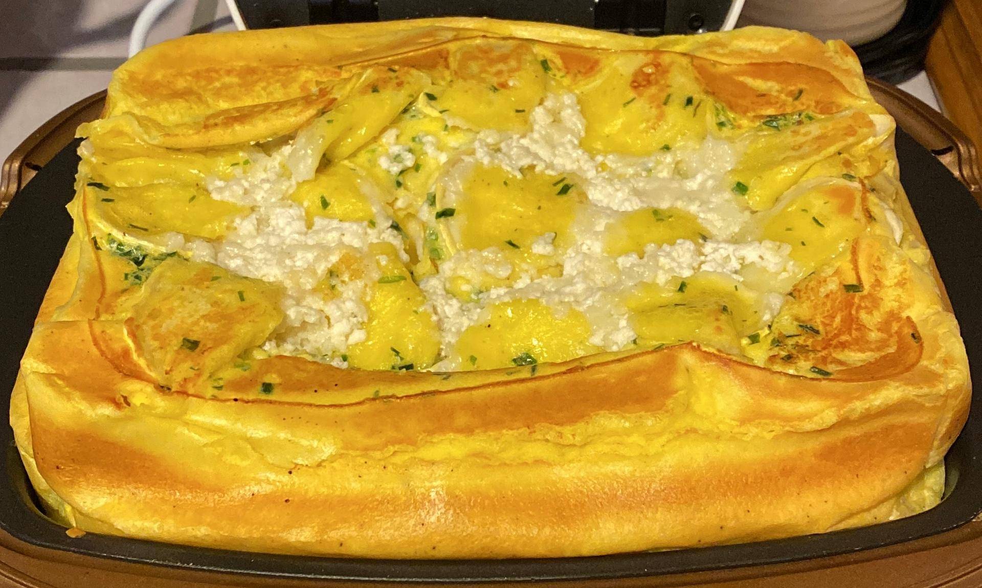Clafoutis au chèvre - Recette Cake Factory | Tefal