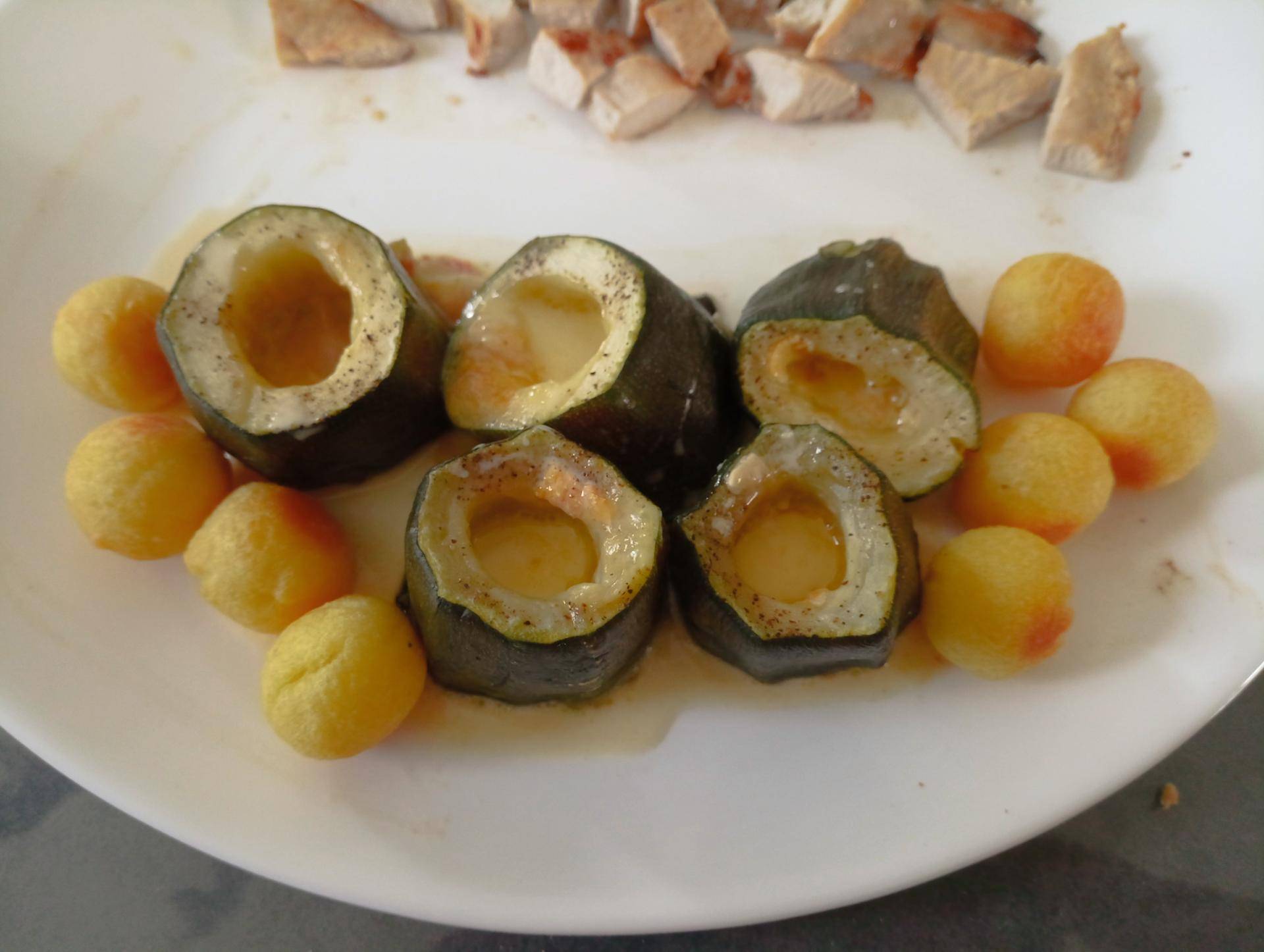 Tronçons courgettes au Maroilles - Recette Cake Factory | Tefal