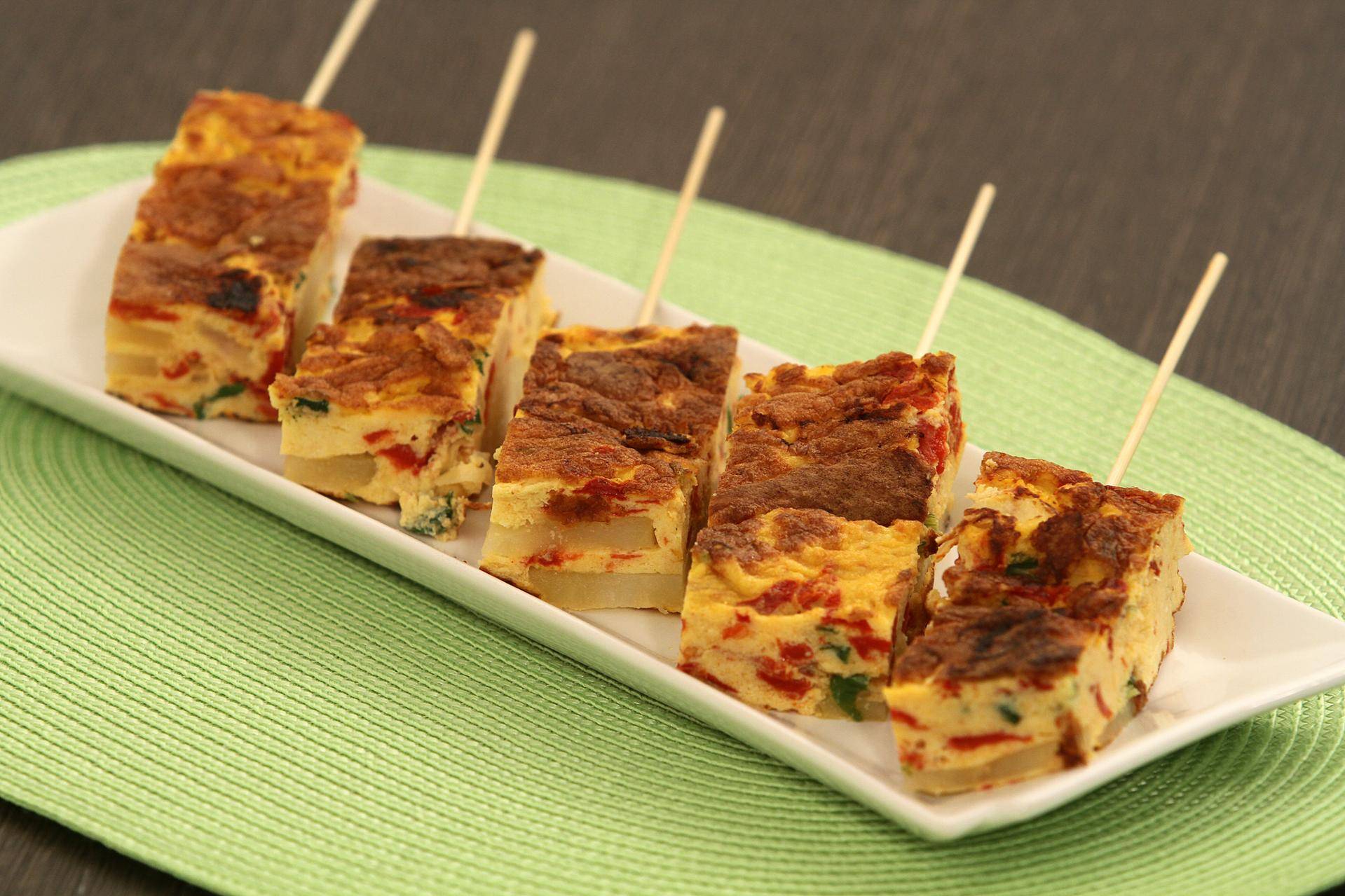 Sucette de tortilla aux poivrons doux - Recette Balance de cuisine | Tefal