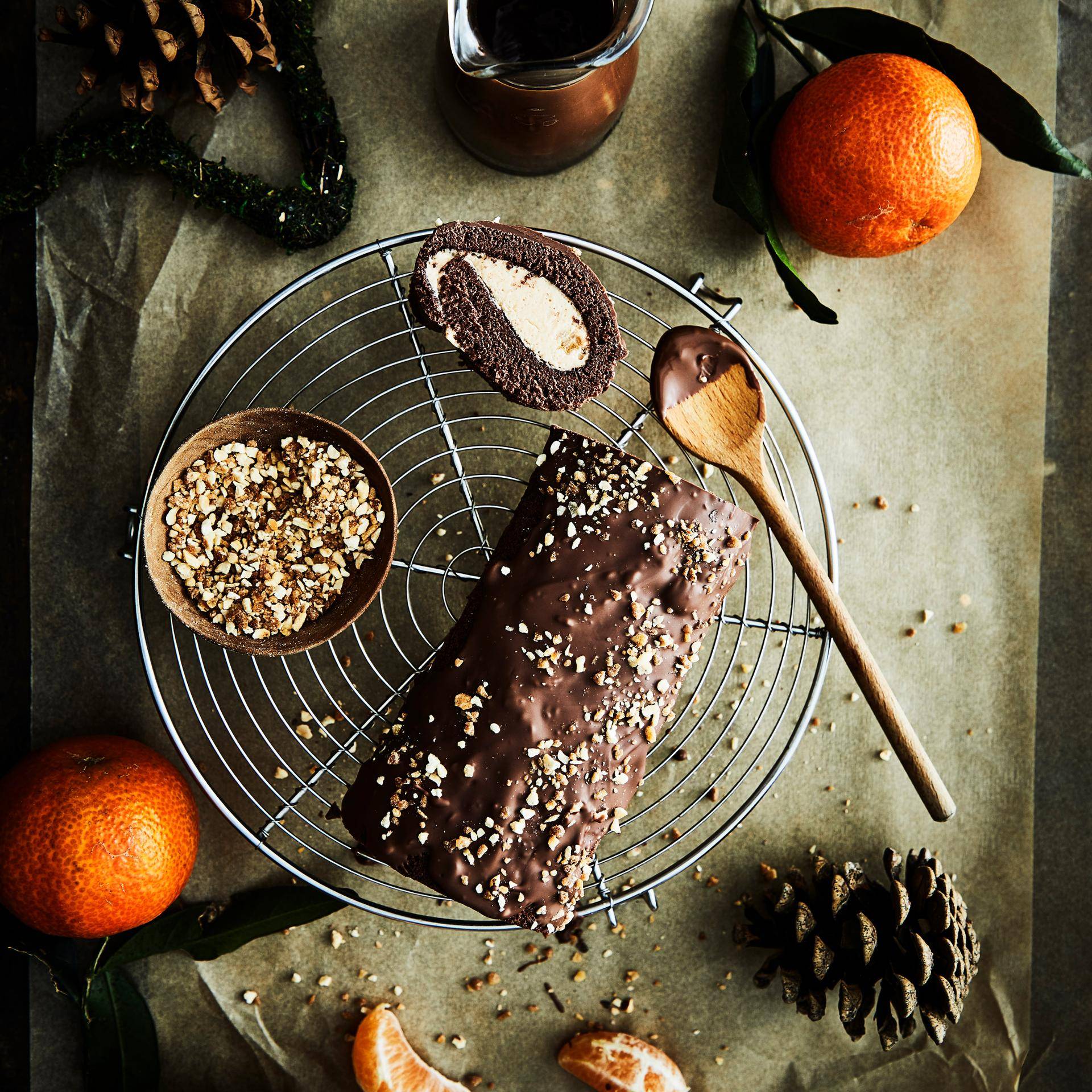Bûche choco-clémentine - Recette Cake Factory | Tefal