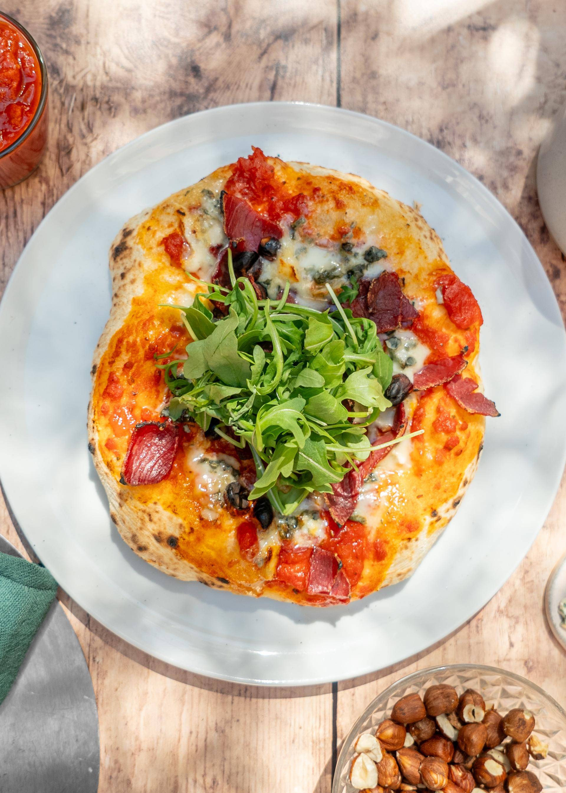 Valentine’s Day hazelnut spread dessert pizza - Recette Pizza Pronto | Tefal