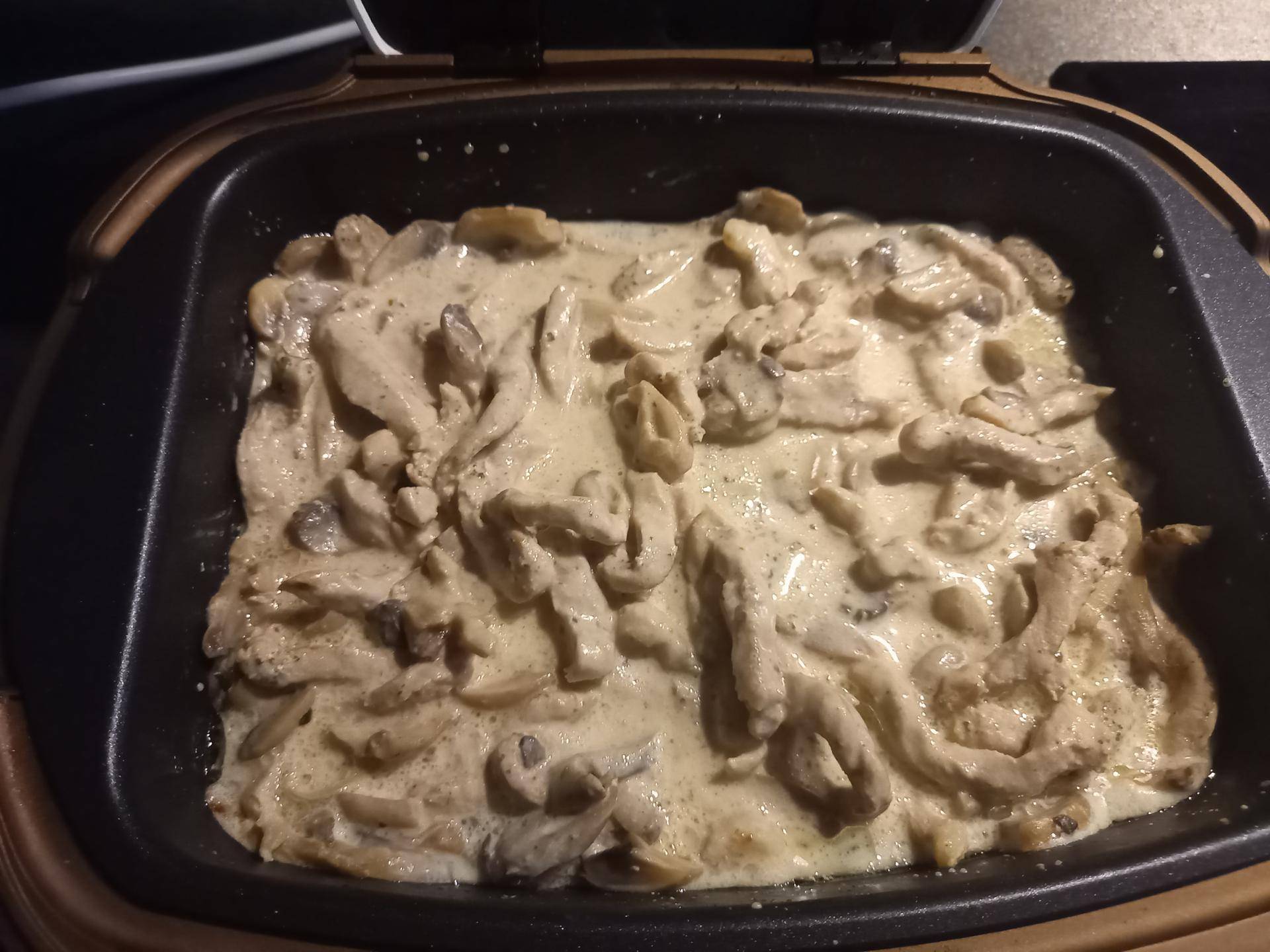 Lamelle de porc à la crème - Recette Cake Factory | Tefal