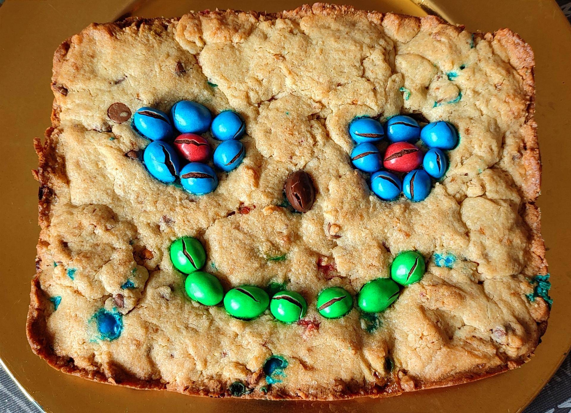 Cookie américain xxl pépites de chocolat et nougatine avec m &m's - Recette Cake Factory | Tefal