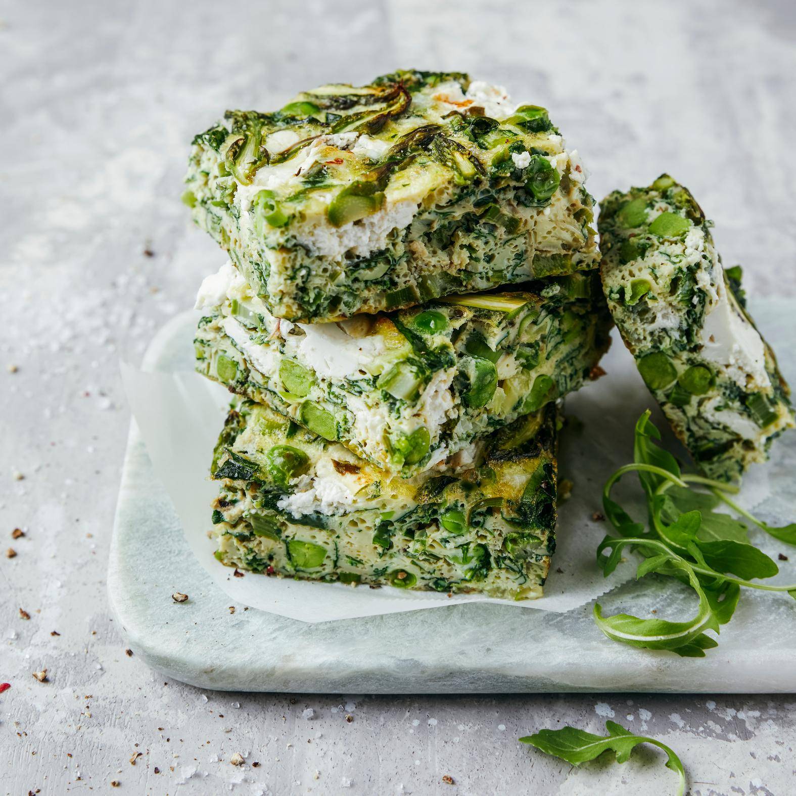 Frittata aux légumes de printemps et fromage de chèvre - Recette OptiGrill 2in1 | Tefal