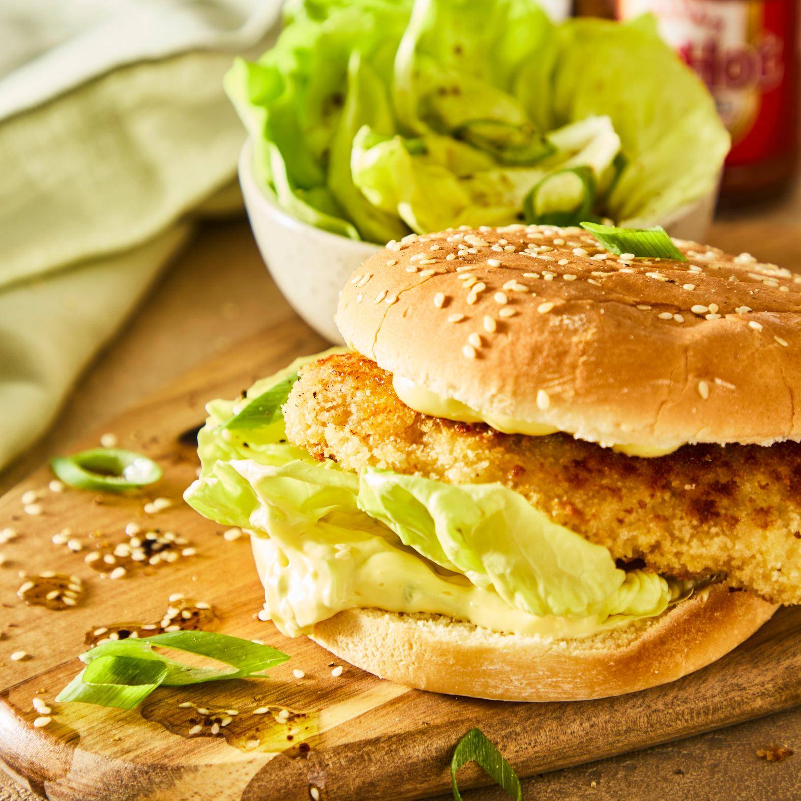 Burger façon McChicken - Recette OptiGrill 2in1 | Tefal