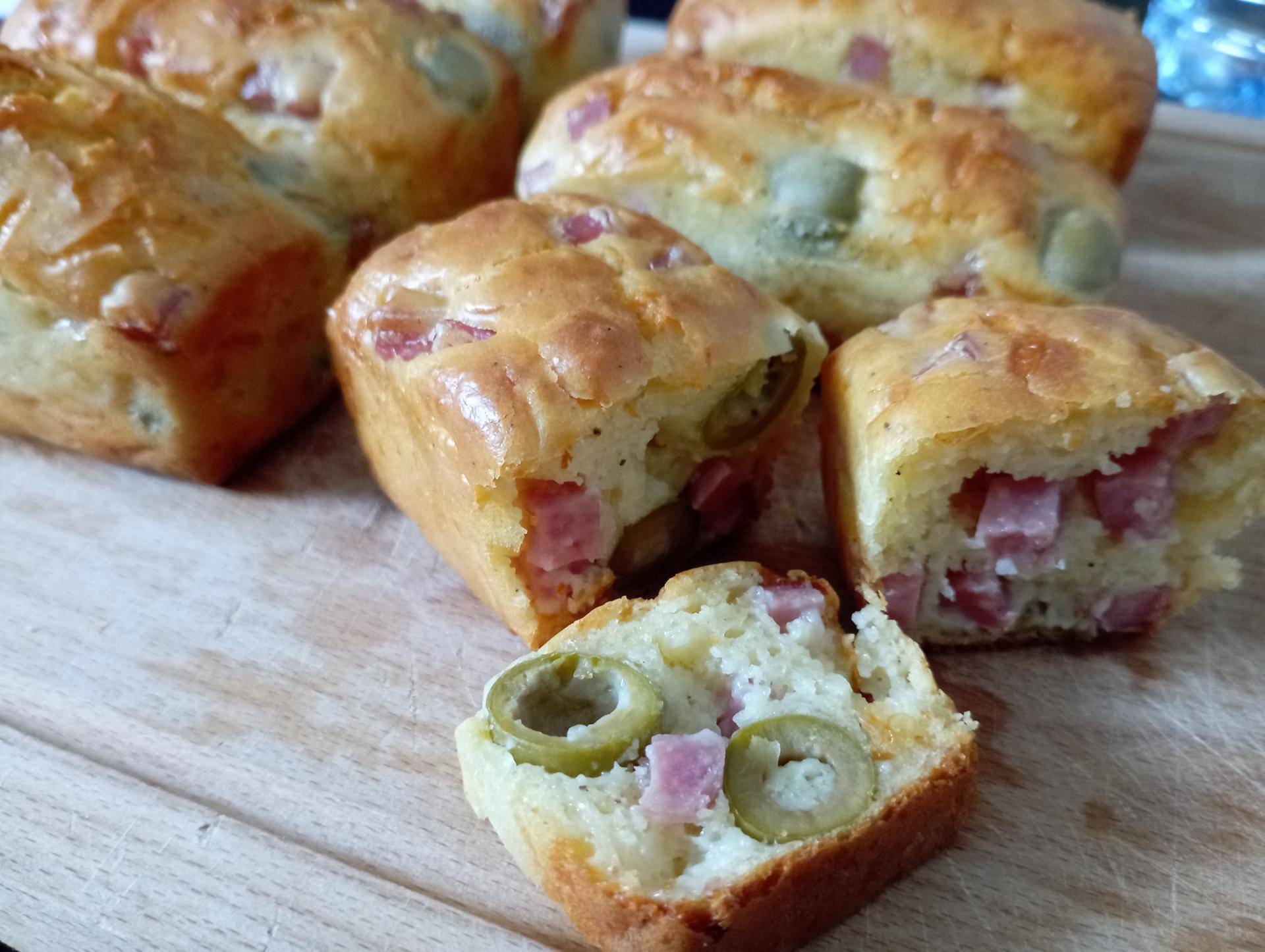 Cakes olive jambon emmental - Recette Cake Factory | Tefal