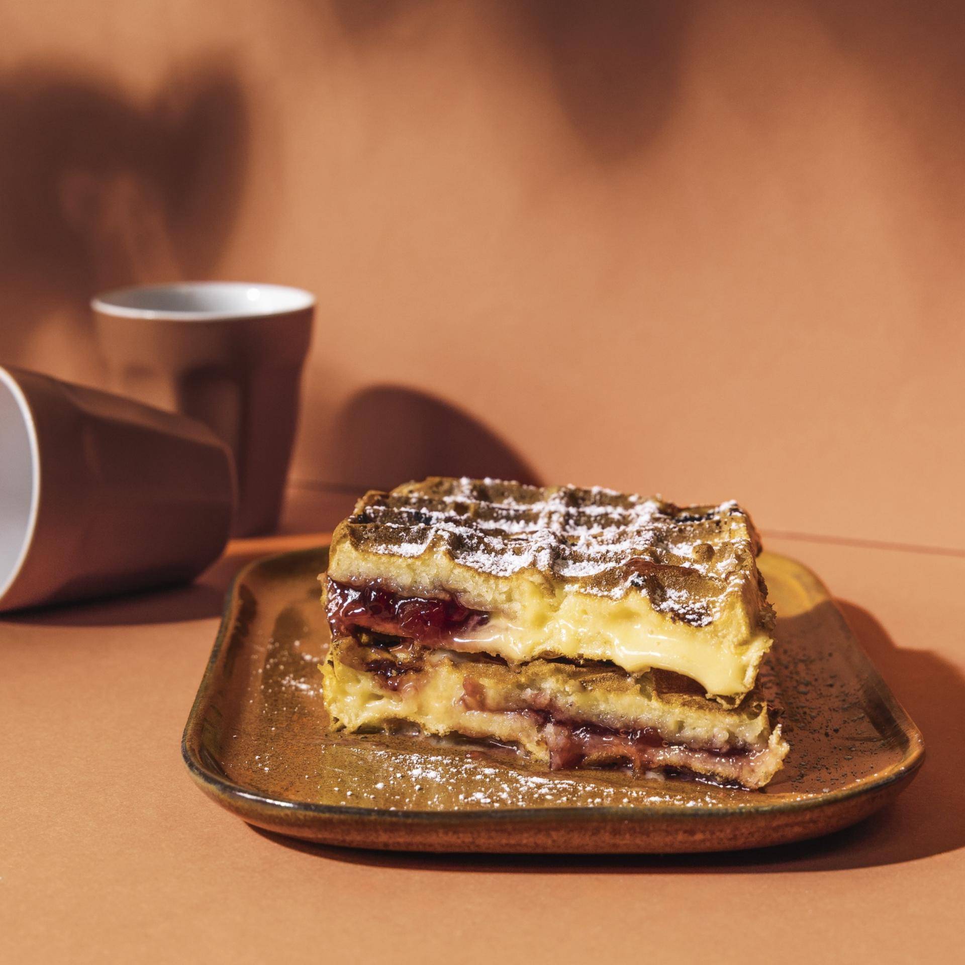 Gaufres fourrées lemon curl et framboise - Recette Snack Collection MECHANICAL | Tefal