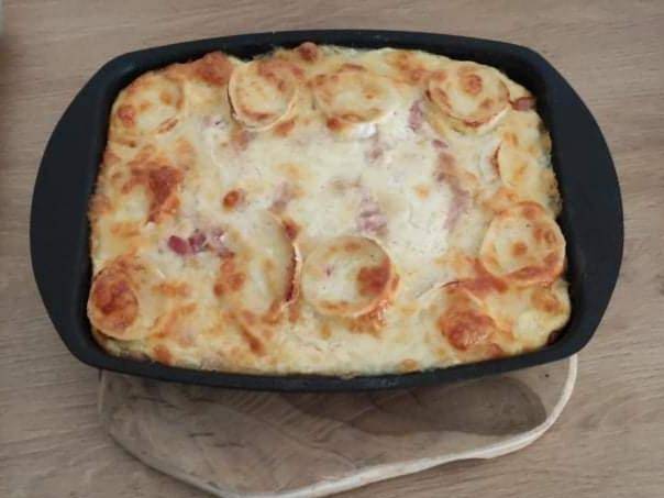 Quiche mozzarella chèvre lardons - Recette Cake Factory Délices | Tefal