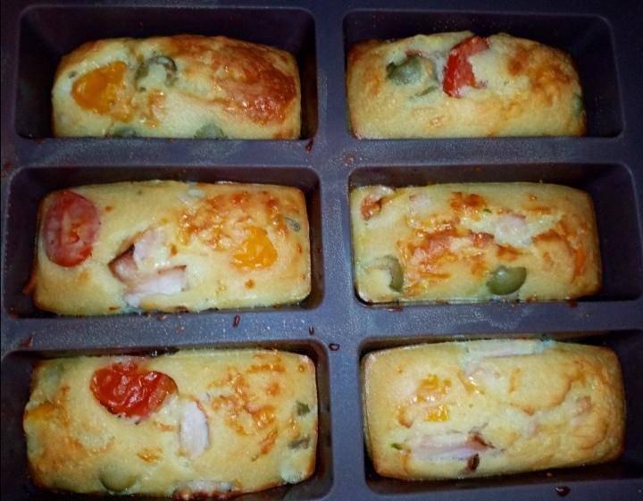 Minis cakes salés - Recette Cake Factory | Tefal