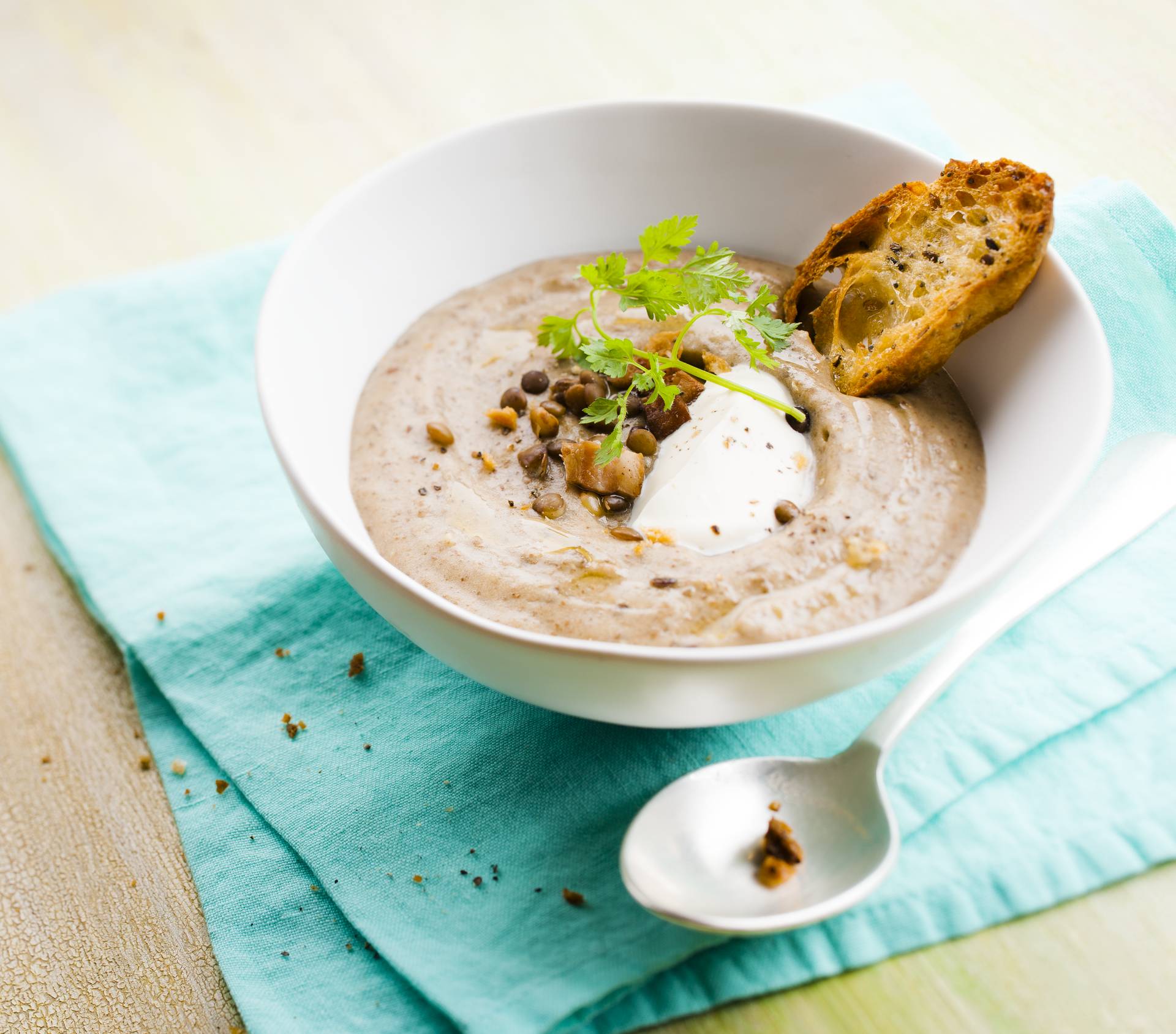 Velouté de cresson aux noisettes - Recette Poêles et Casseroles | Tefal
