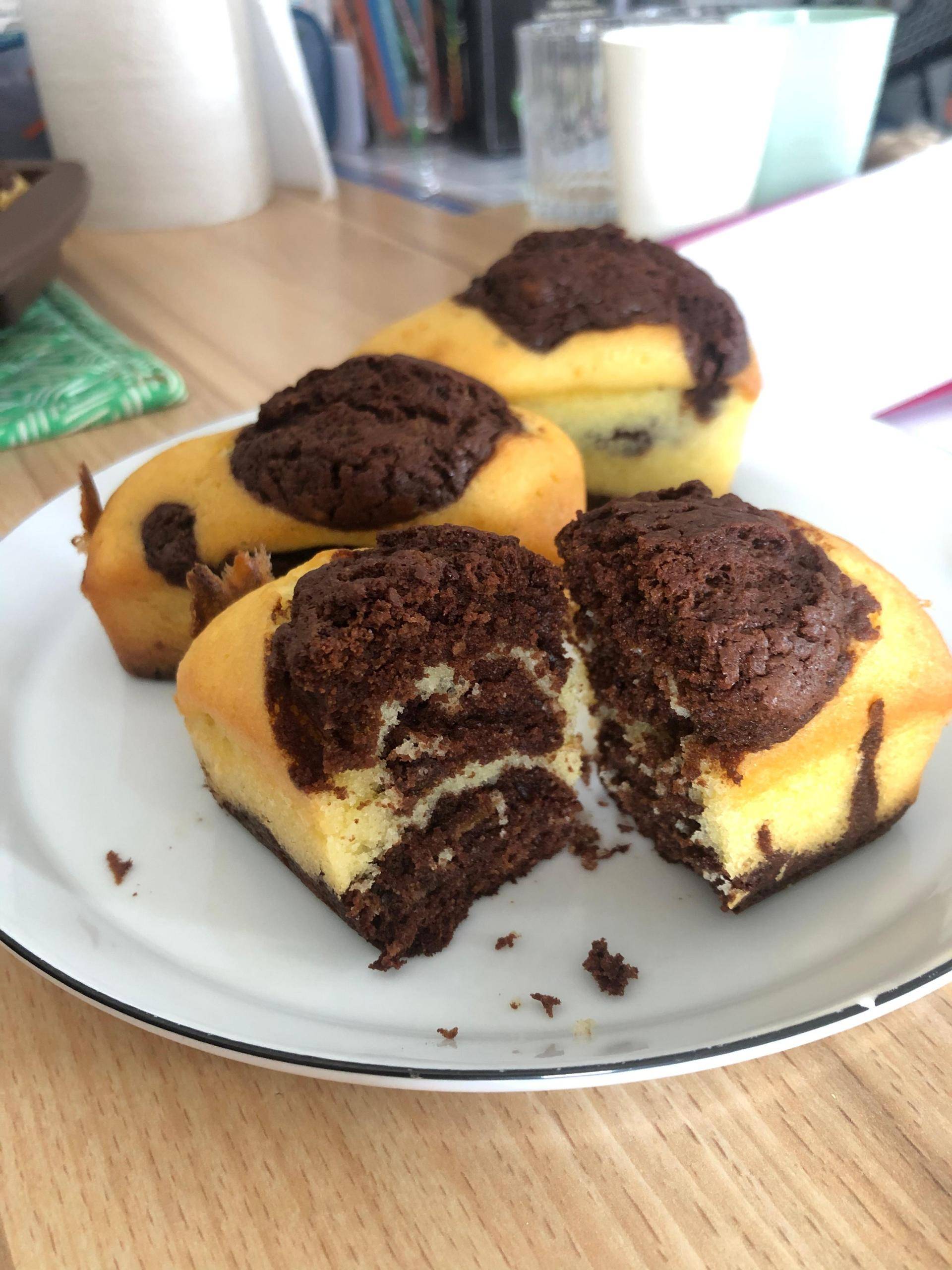 Marbré aux 2 chocolats - Recette Cake Factory | Tefal