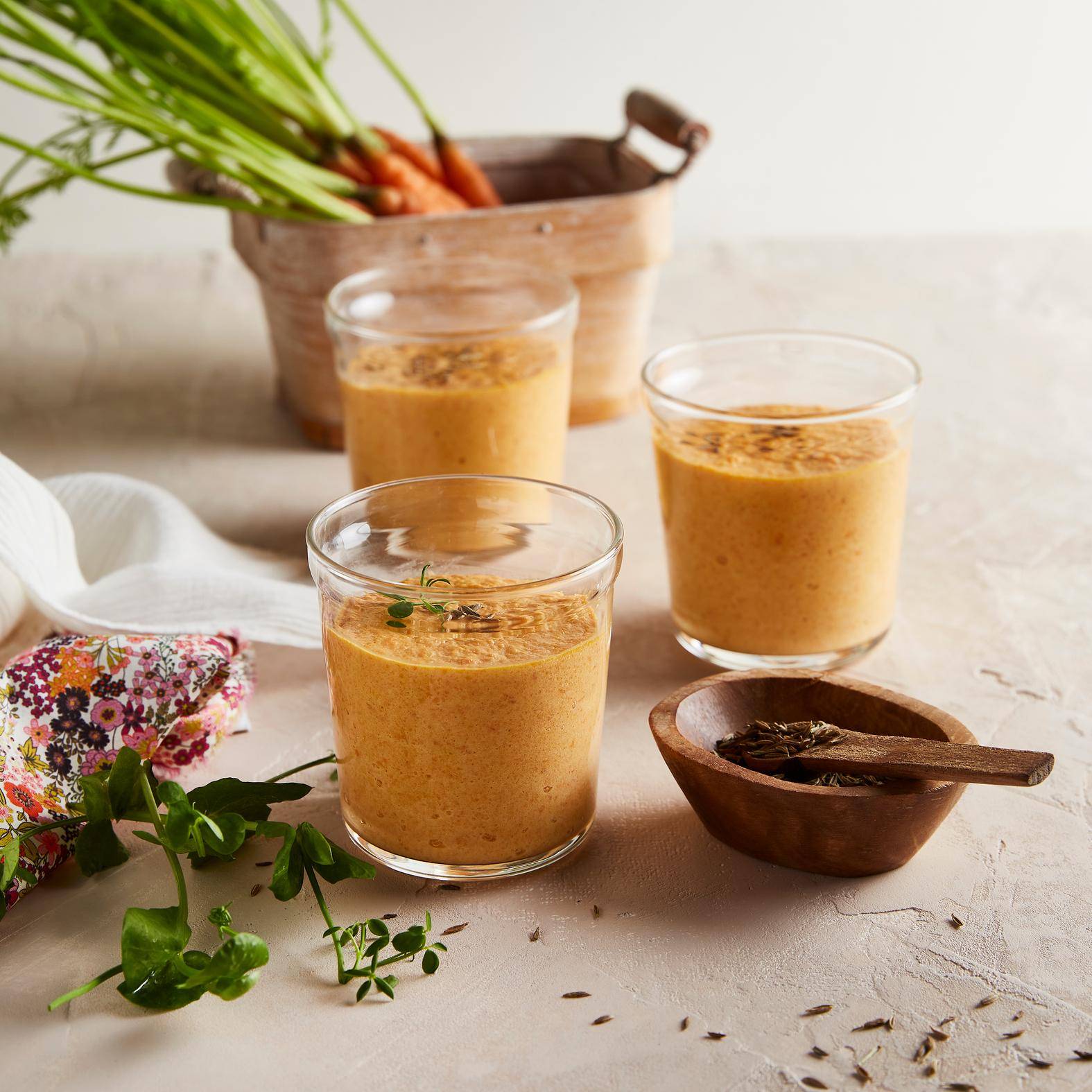 Panna cotta carotte cumin - Recette Cake Factory Délices | Tefal