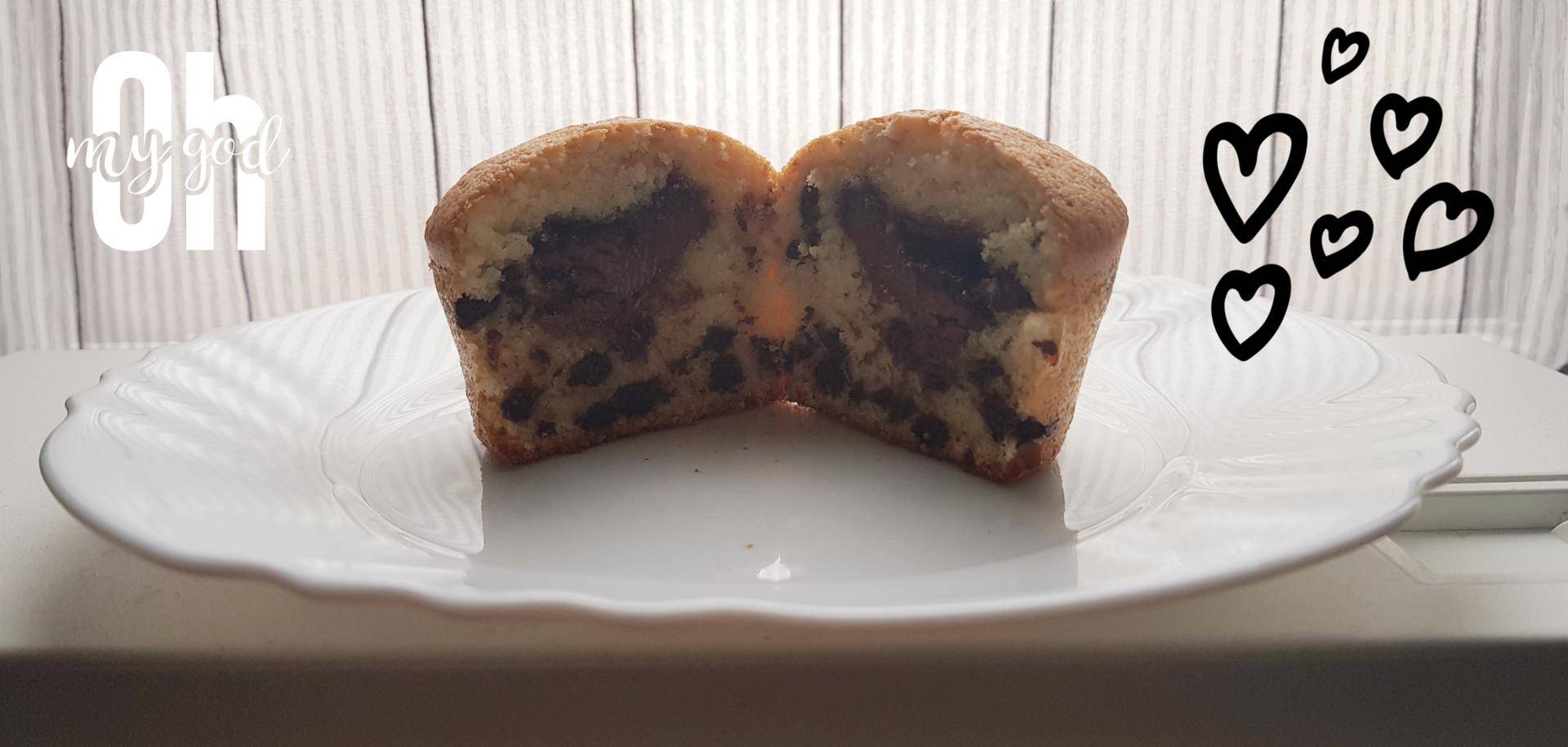 Muffins pépites de chocolat coeur Nutella - Recette Cake Factory | Tefal