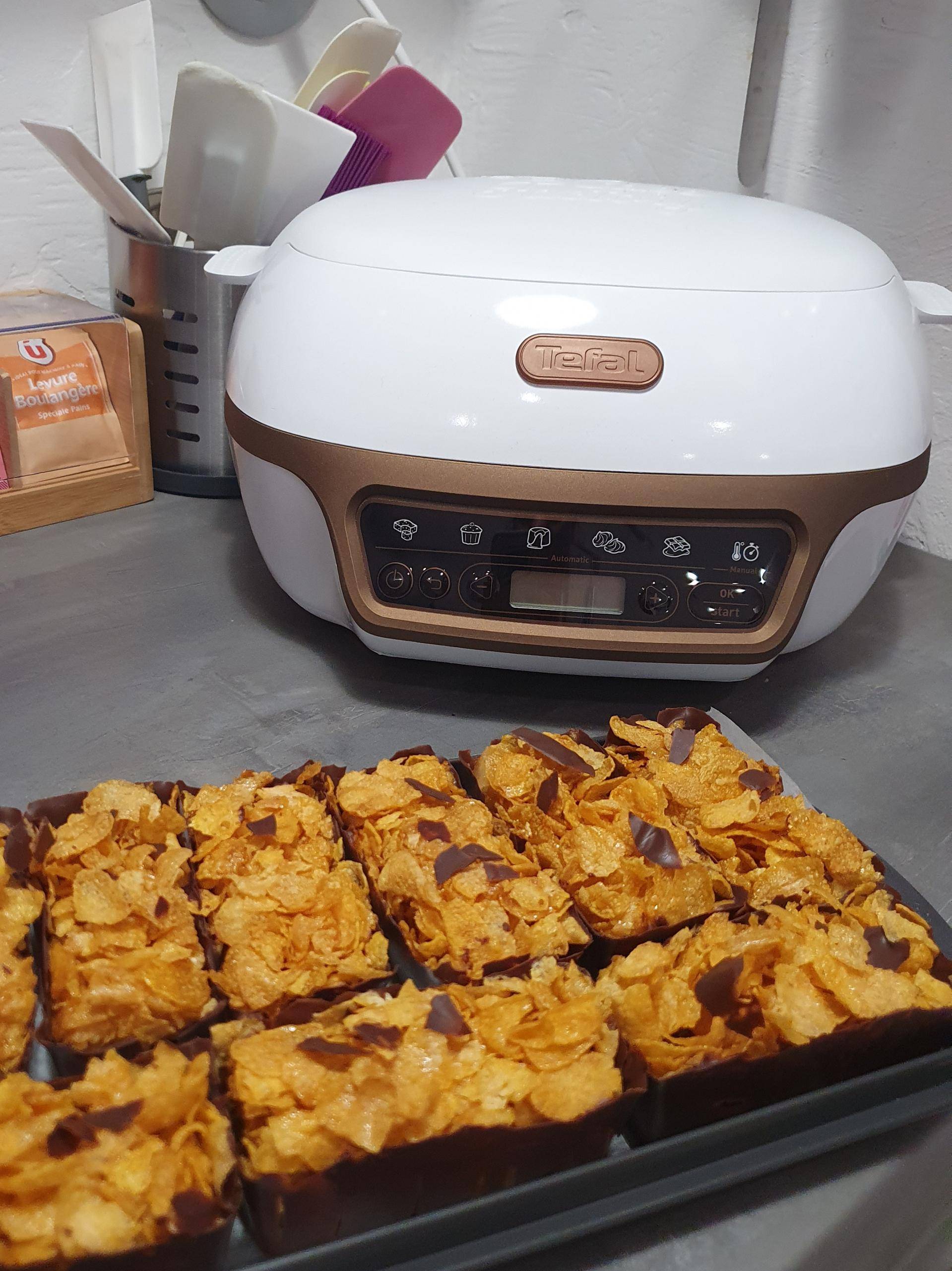 Barres de pétales de maïs façon sundy - Recette Cake Factory | Tefal