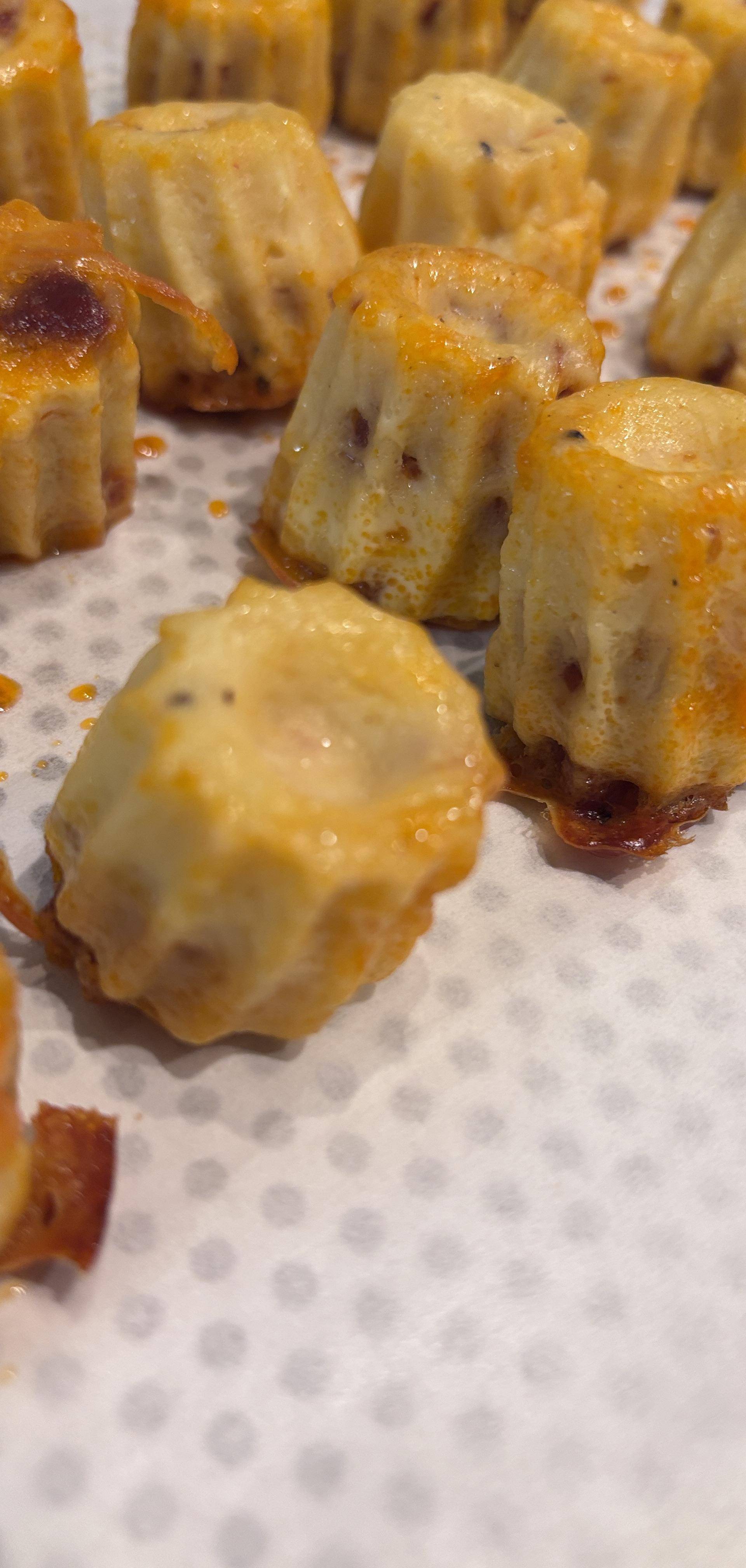 Mini cannelé chorizo - Recette Cake Factory | Tefal